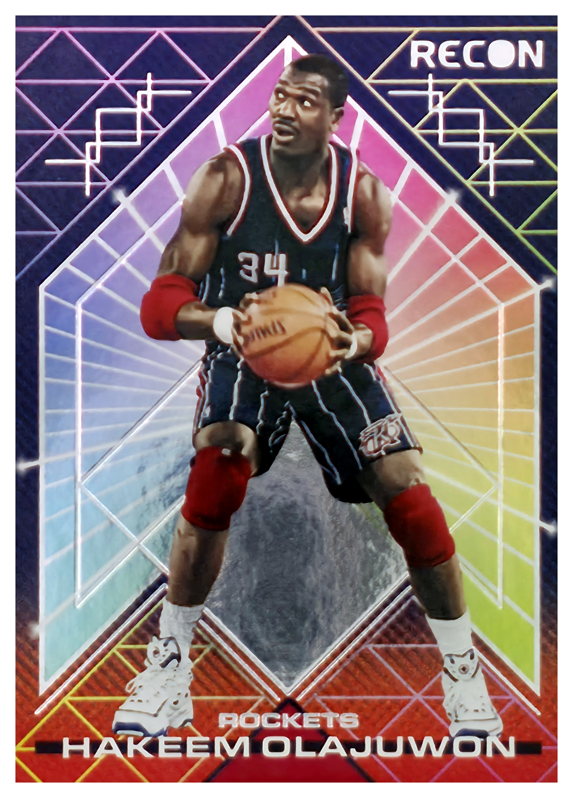 Hakeem Olajuwon - Panini Recon Base Set 2021-22, Nr. 187 (Art.-Nr. SG106535)