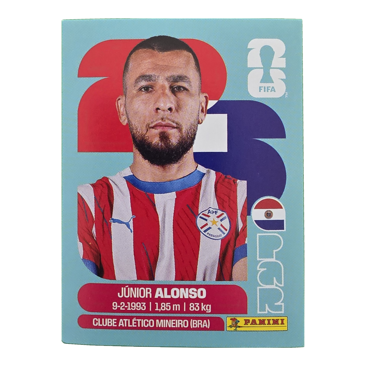 Junior Alonso - Paraguay, FIFA WM 2026, Nr. PAR8