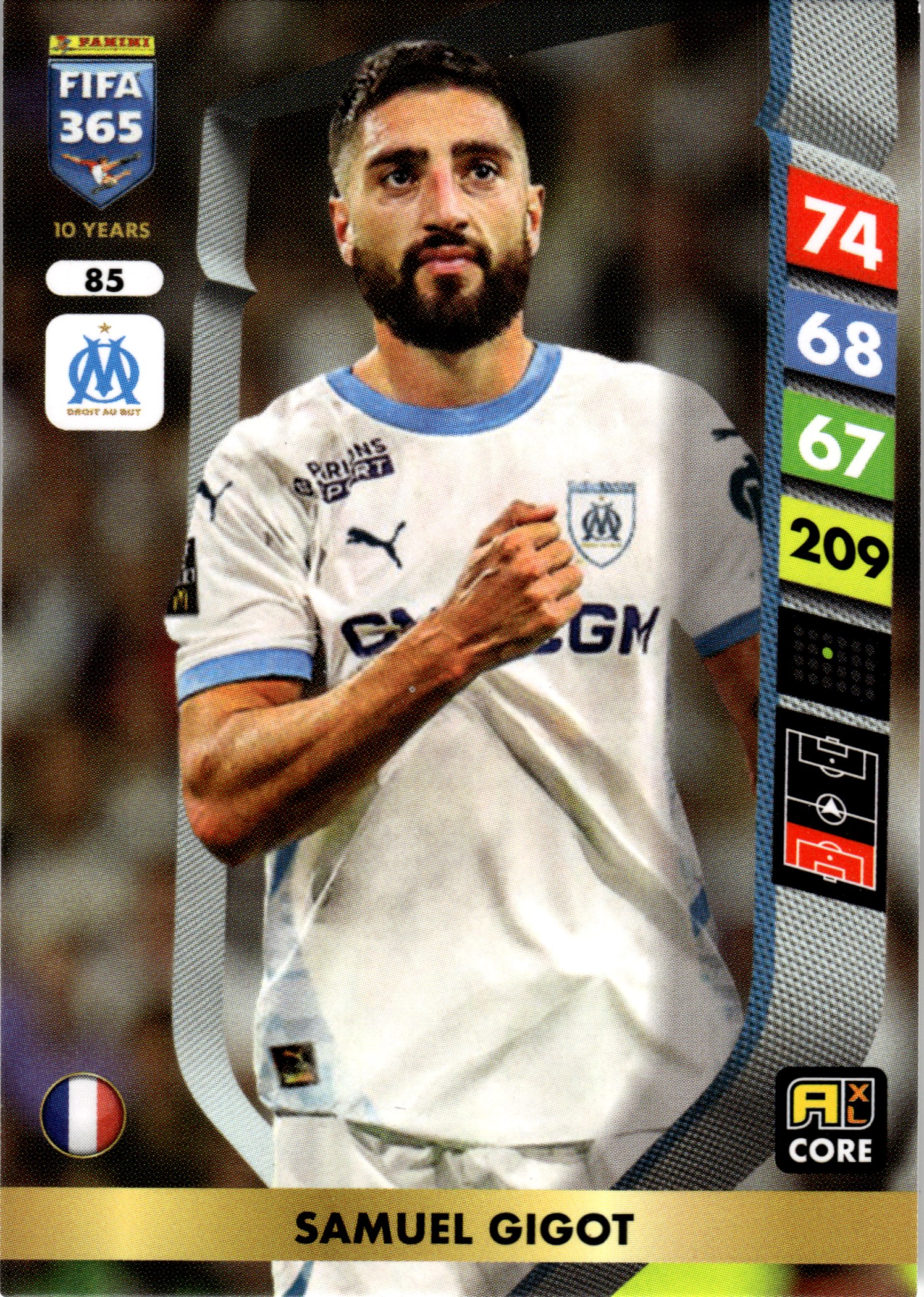Samuel Gigot - Panini Adrenalyn XL FIFA 365 Base Set 2025, Nr. 85 (Art.-Nr. SG107726)