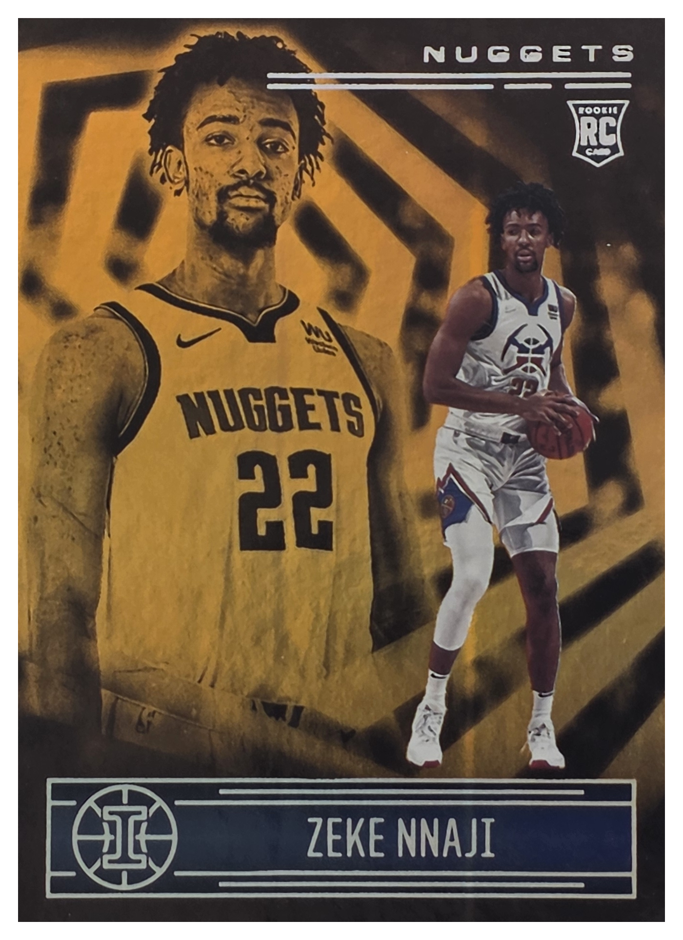 Zeke Nnaji - Panini Illusions Base Set 2020-21, Nr. 183 – Rookie Card, Trophy Collection Orange (Art.-Nr. SG104515)