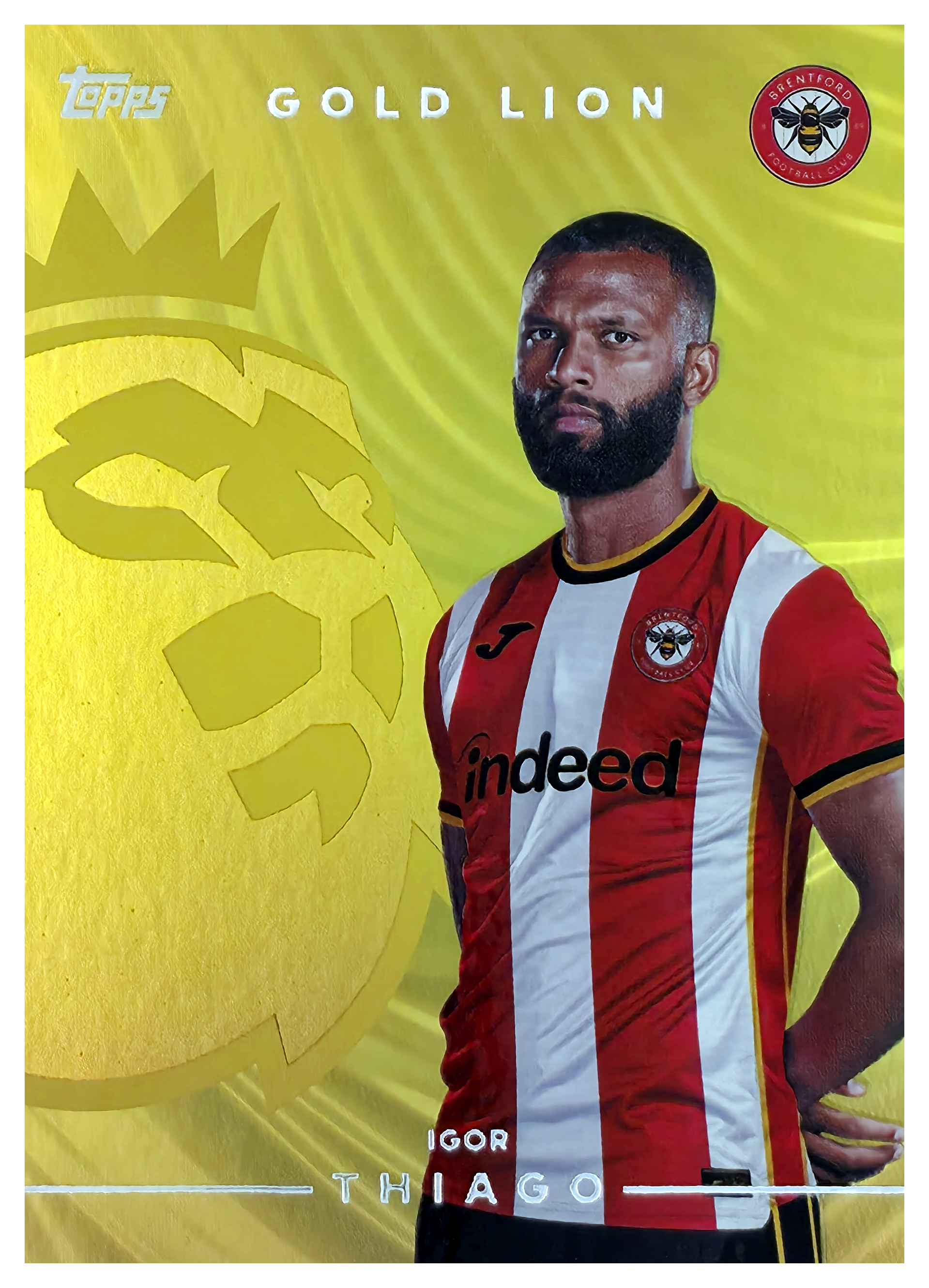 Igor Thiago - Topps Flagship Premier League Gold Lion 2026-27, Nr. GL 6 – Insert (Art.-Nr. SG104837)