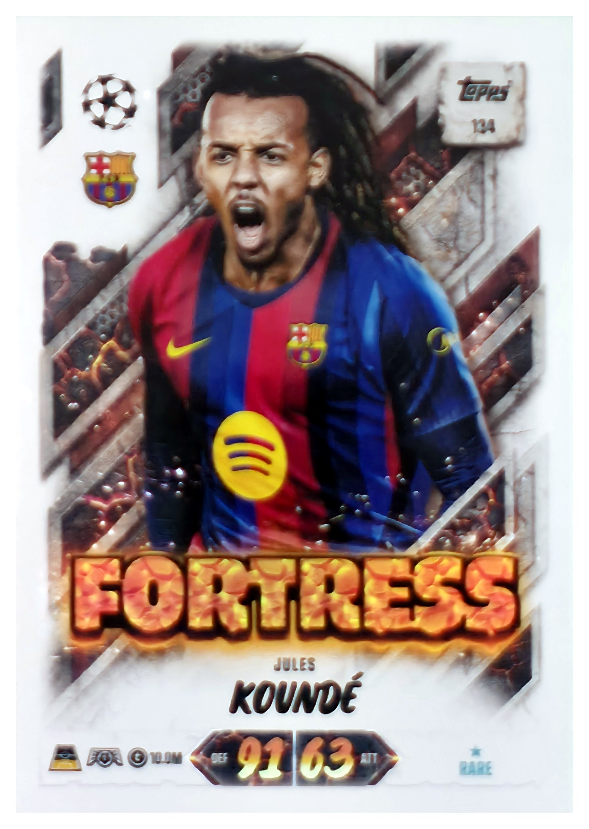 Jules Koundé - Topps Match Attax UEFA Club Competitions Fortress 2026-27, Nr. 134 (Art.-Nr. SG107597)