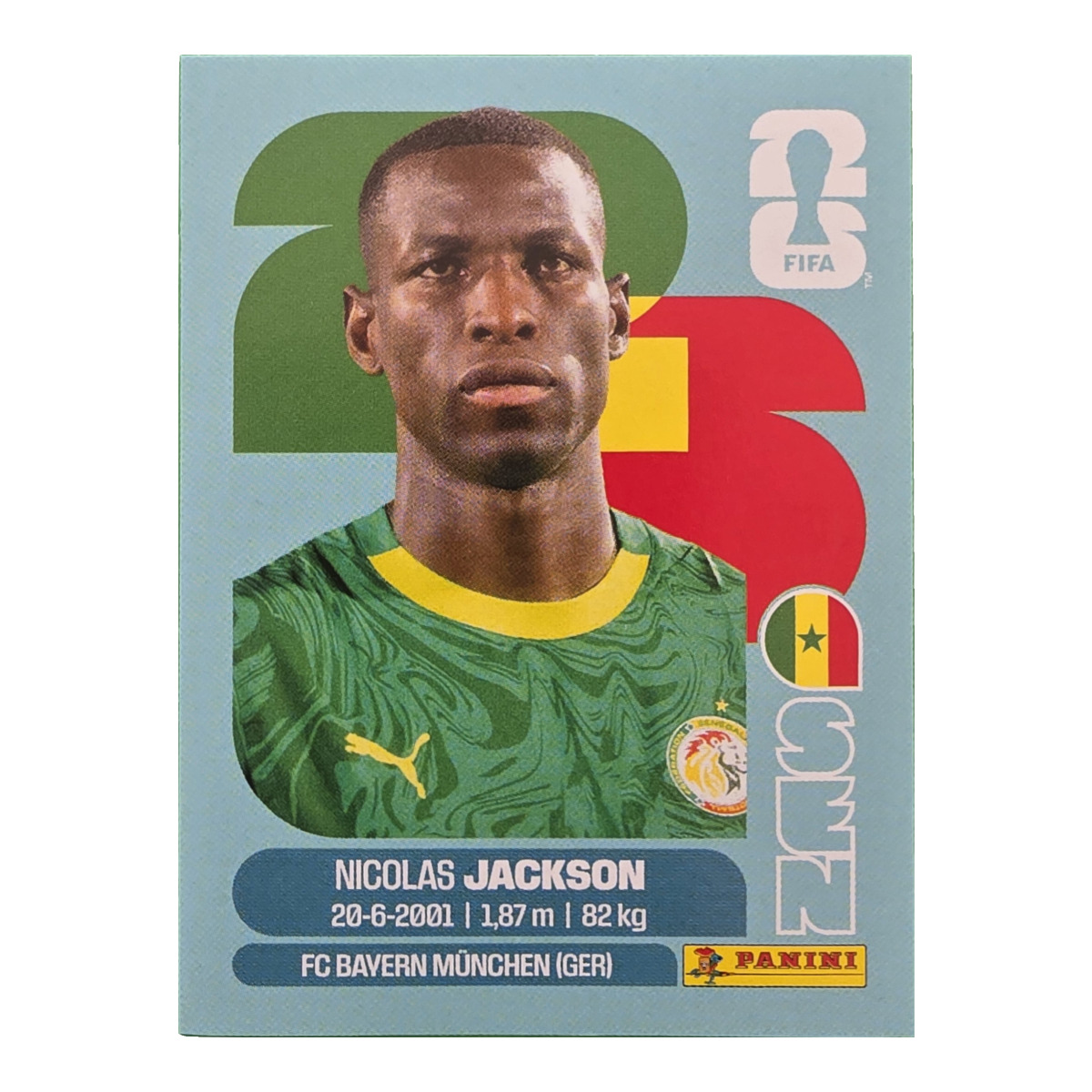 Nicolas Jackson - Senegal, FIFA WM 2026, Nr. SEN19