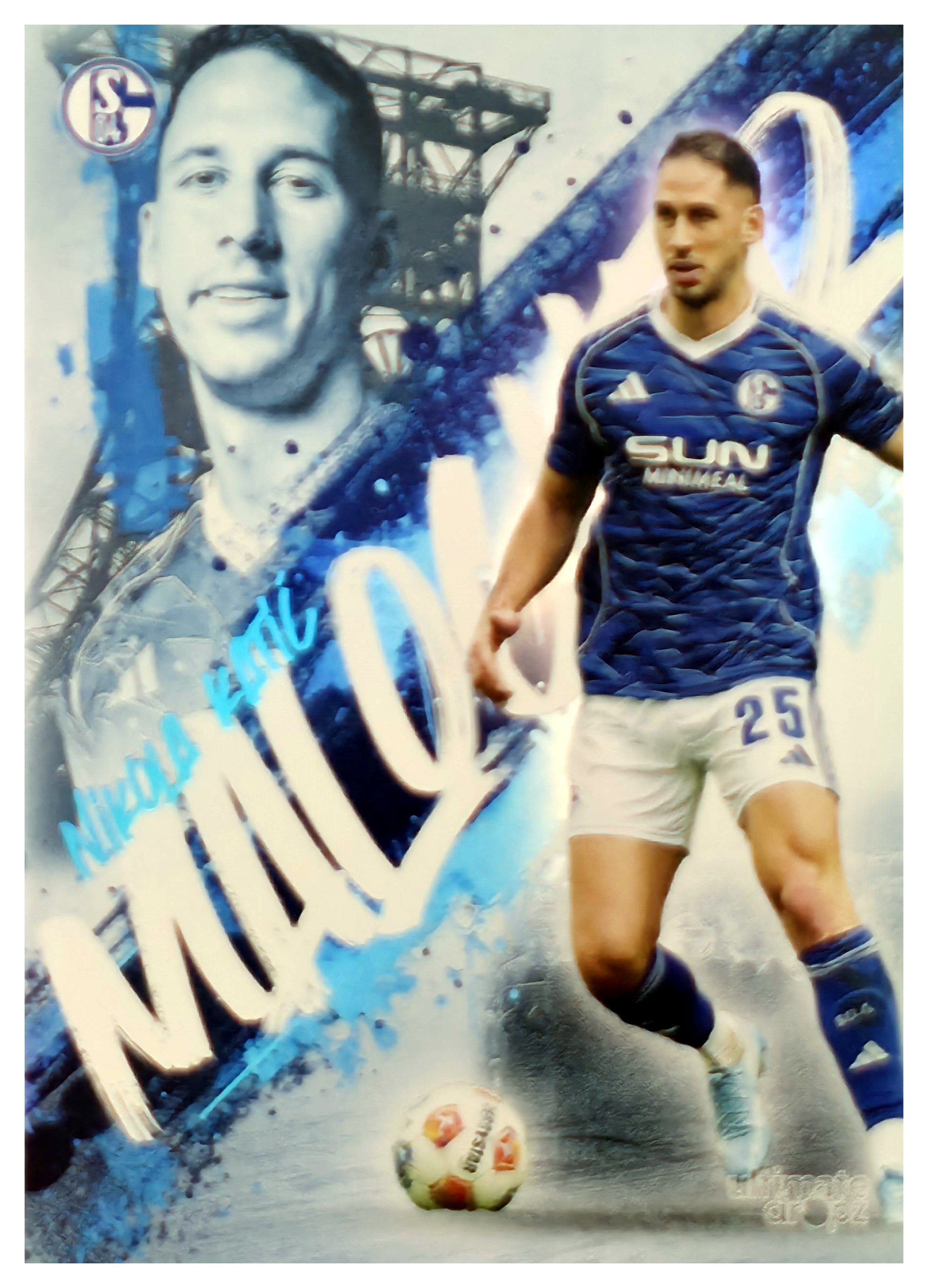 Nikola Katić - Ultimate Dropz FC Schalke 04 Malocher 2025-26 (Art.-Nr. SG109043)