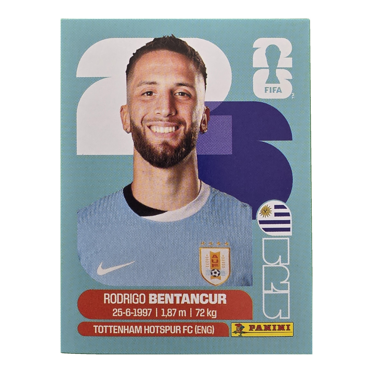 Rodrigo Bentancur - Uruguay, FIFA WM 2026, Nr. URU12