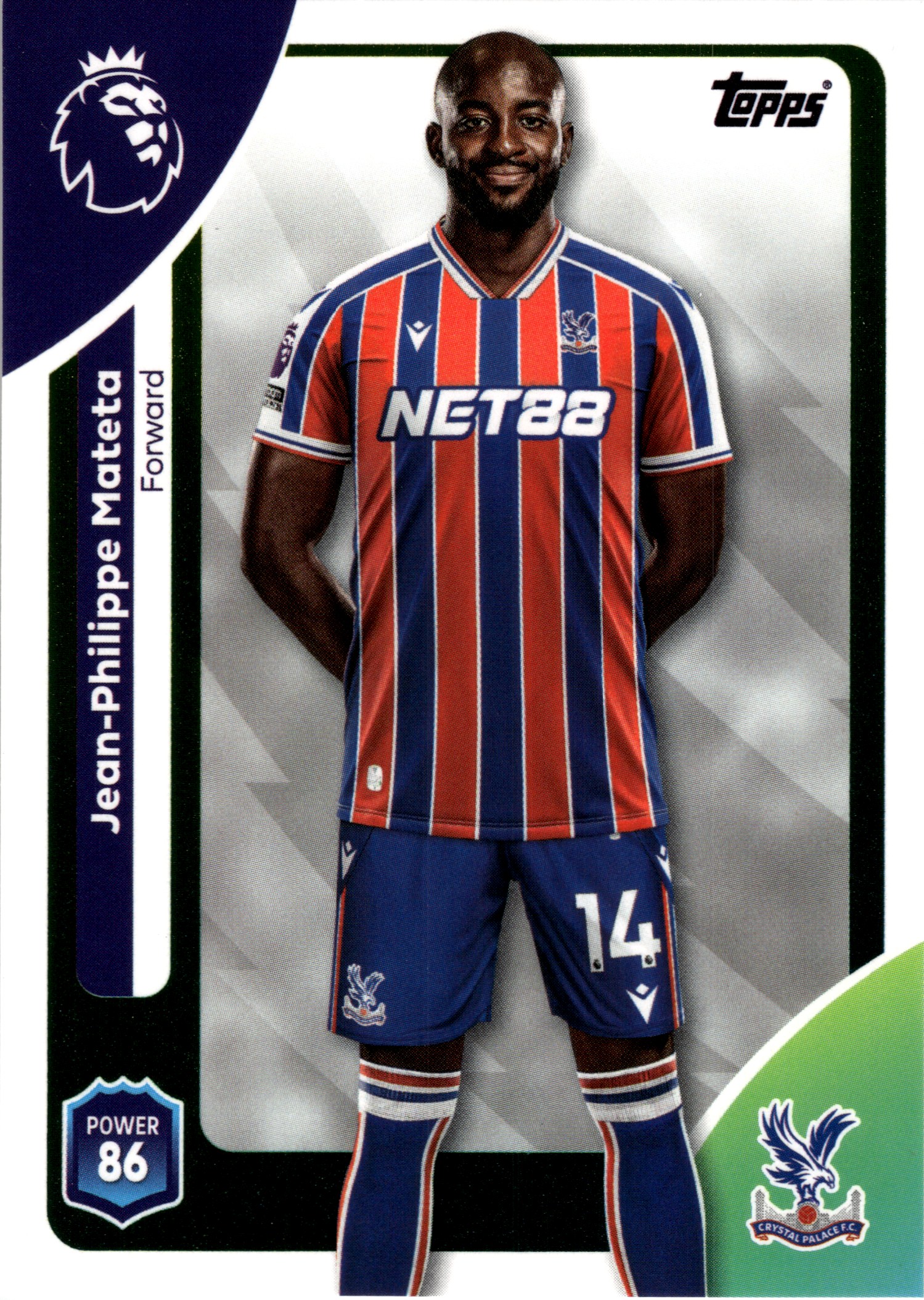 Jean-Philippe Mateta - Topps Match Attax Premier League Base Set 2025-26, Nr. 123 (Art.-Nr. SG107883)
