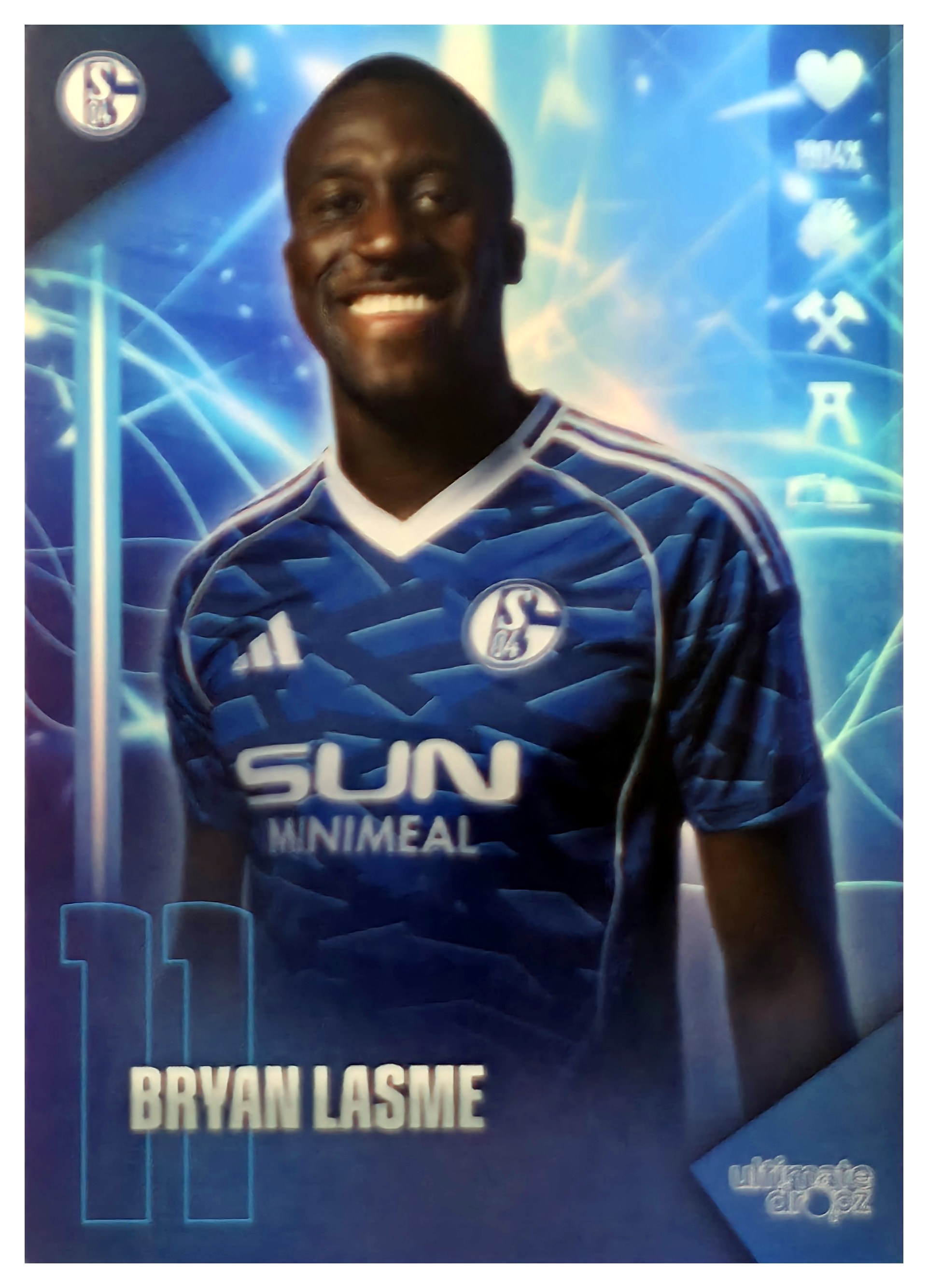 Bryan Lasme - Ultimate Dropz FC Schalke 04 Base Set 2025-26 (Art.-Nr. SG109048)