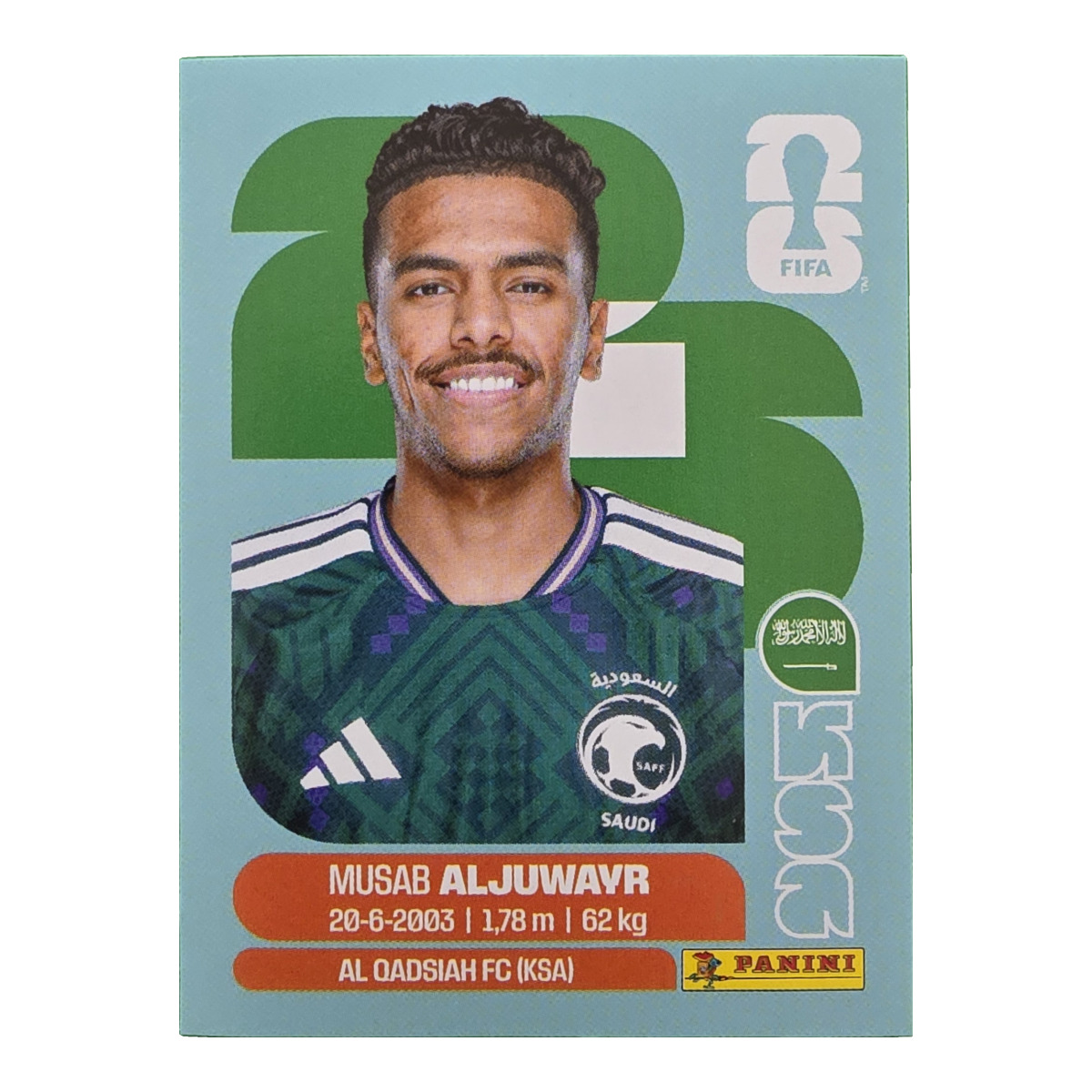 Musab Aljuwayr - Saudi-Arabien, FIFA WM 2026, Nr. KSA9