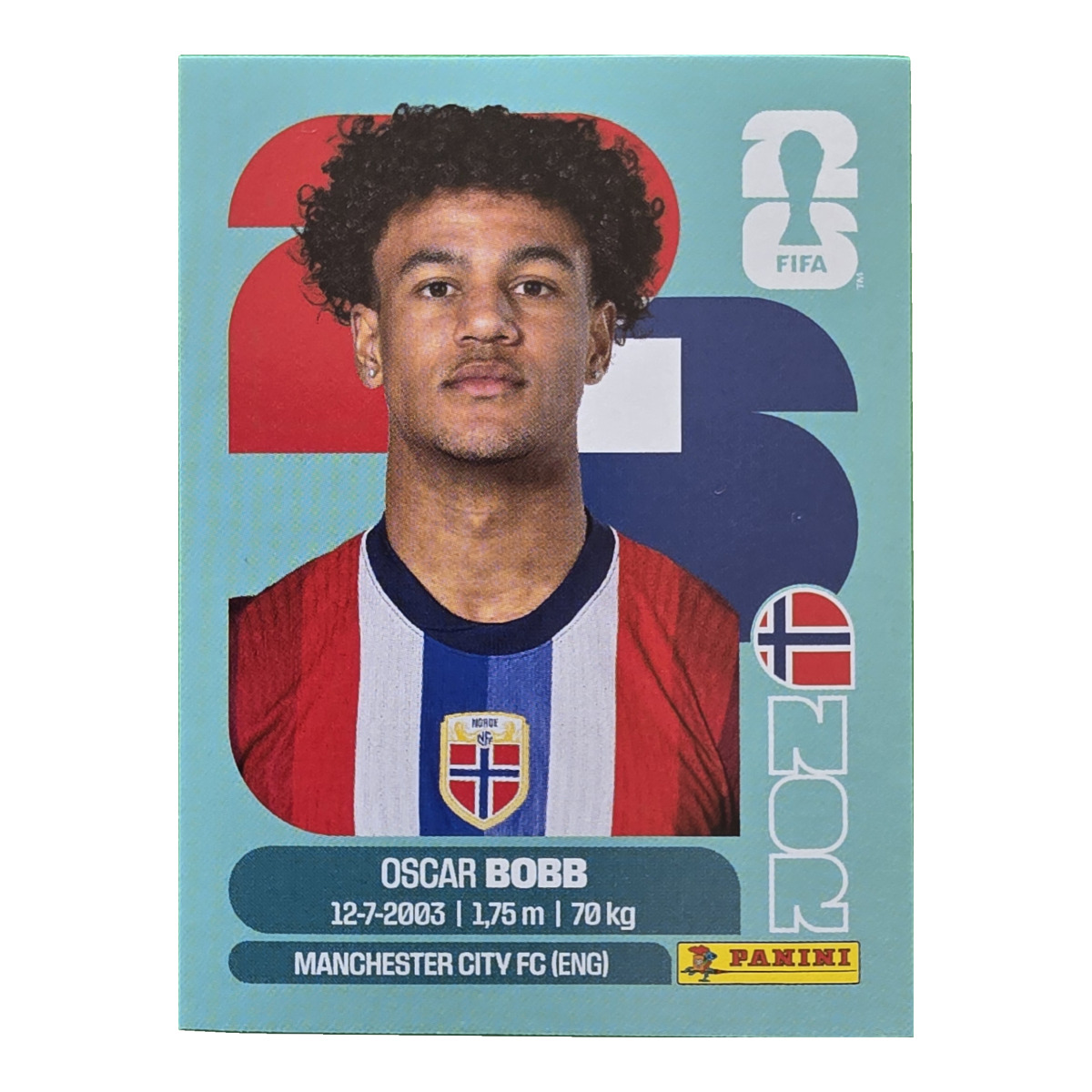 Oscar Bobb - Norwegen, FIFA WM 2026, Nr. NOR20