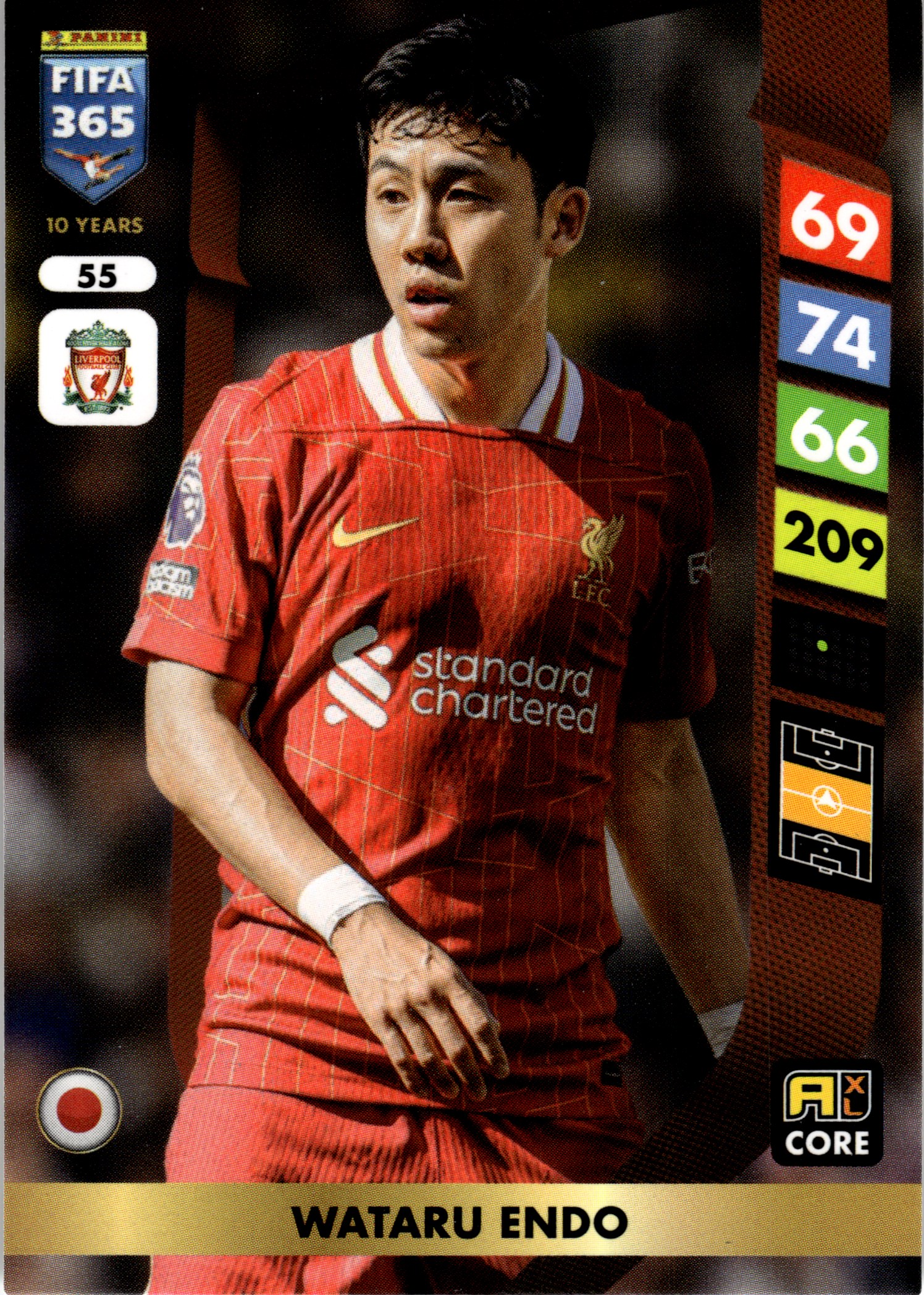 Wataru Endo - Panini Adrenalyn XL FIFA 365 Base Set 2025, Nr. 55 (Art.-Nr. SG107722)