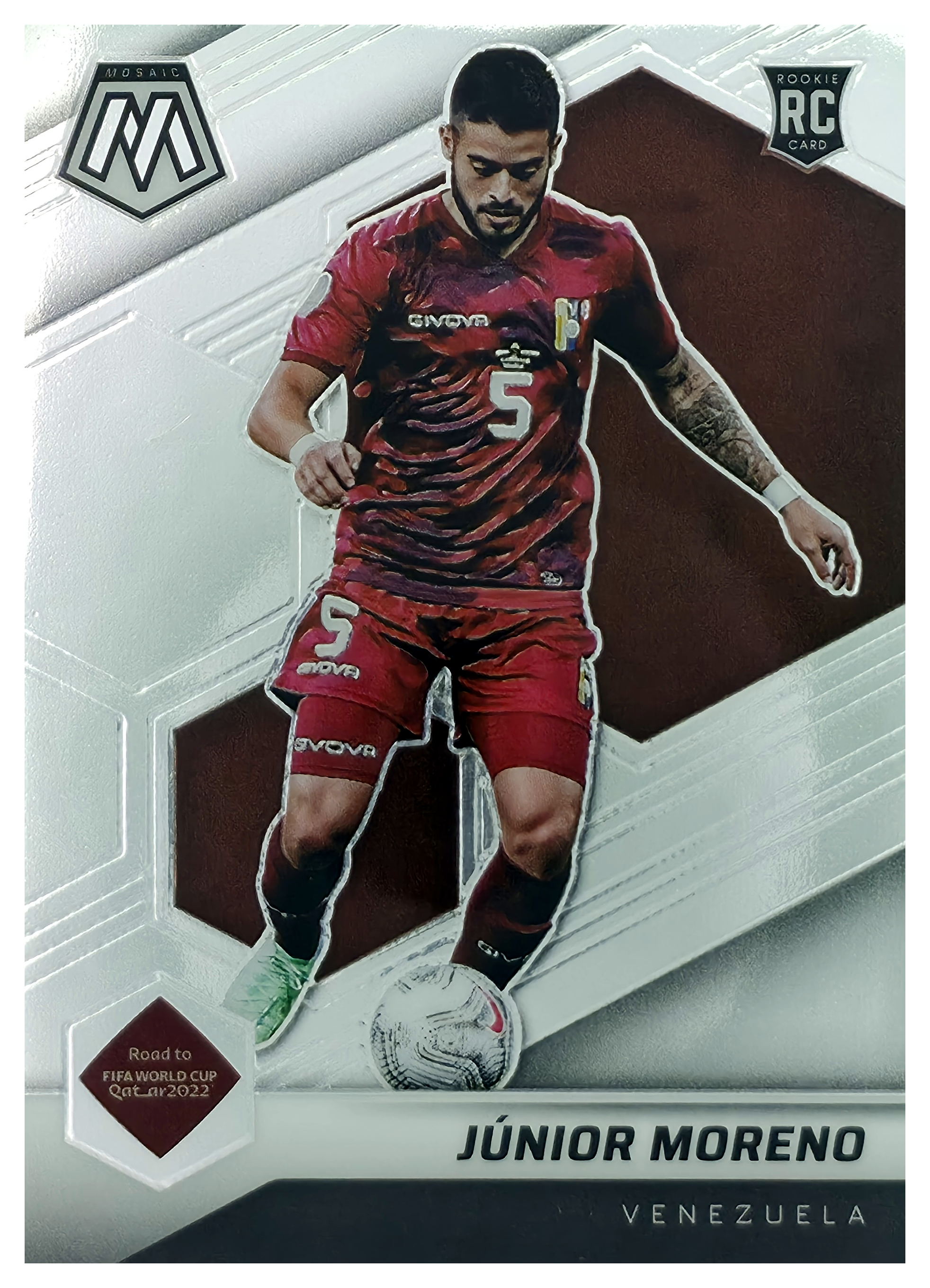 Júnior Moreno - Panini Mosaic FIFA Road to World Cup Base Set 2021-22, Nr. 98 – Rookie Card (Art.-Nr. SG106033)