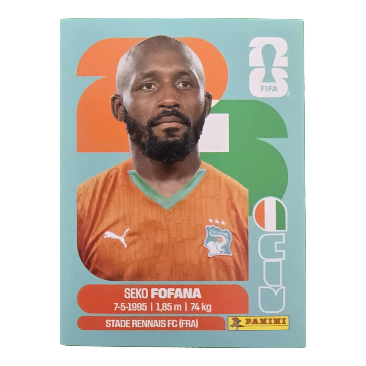 Seko Fofana - Elfenbeinküste, FIFA WM 2026, Nr. CIV11