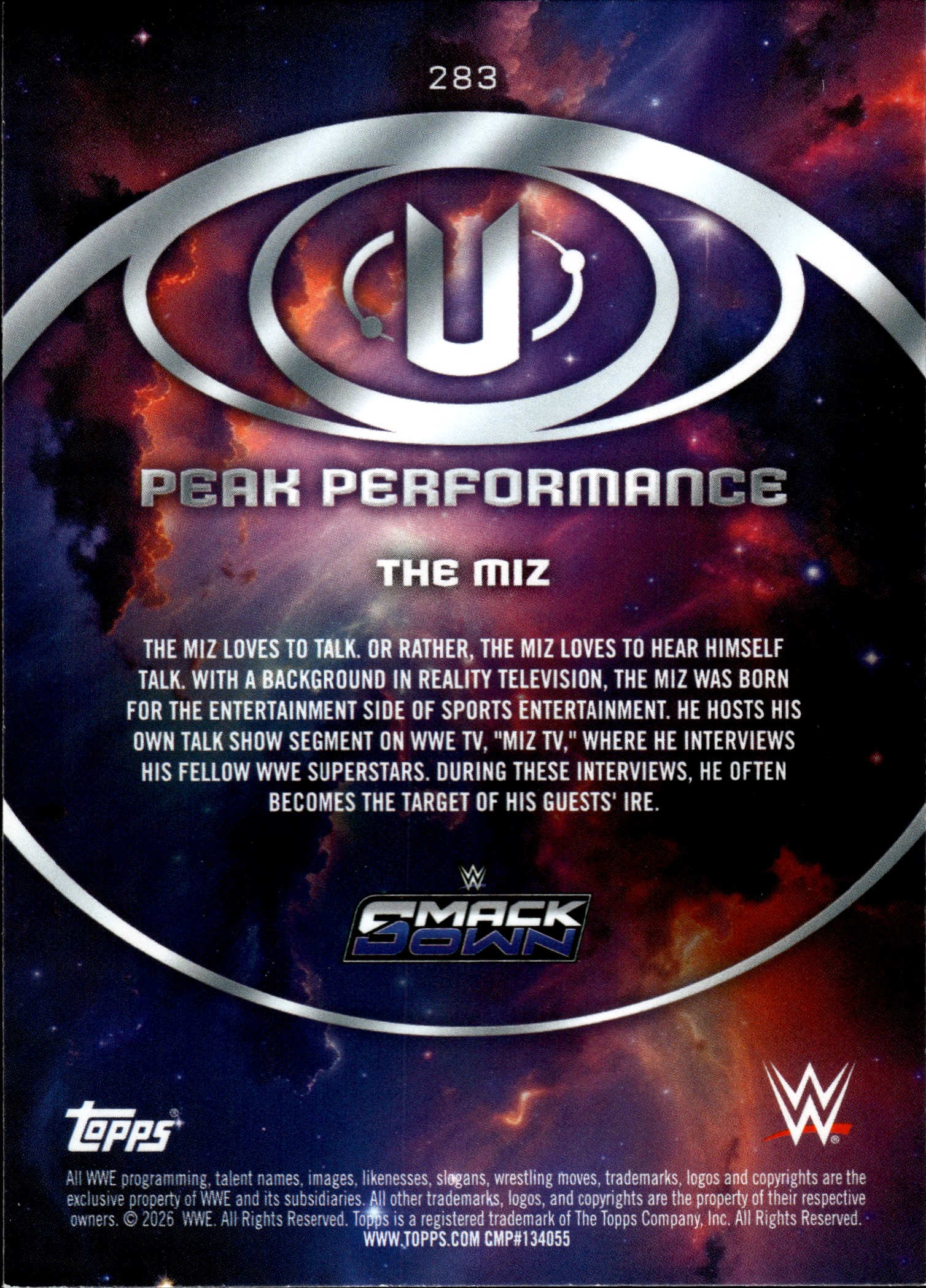 The Miz - Topps WWE Universe Peak Performance 2026, Nr. 283