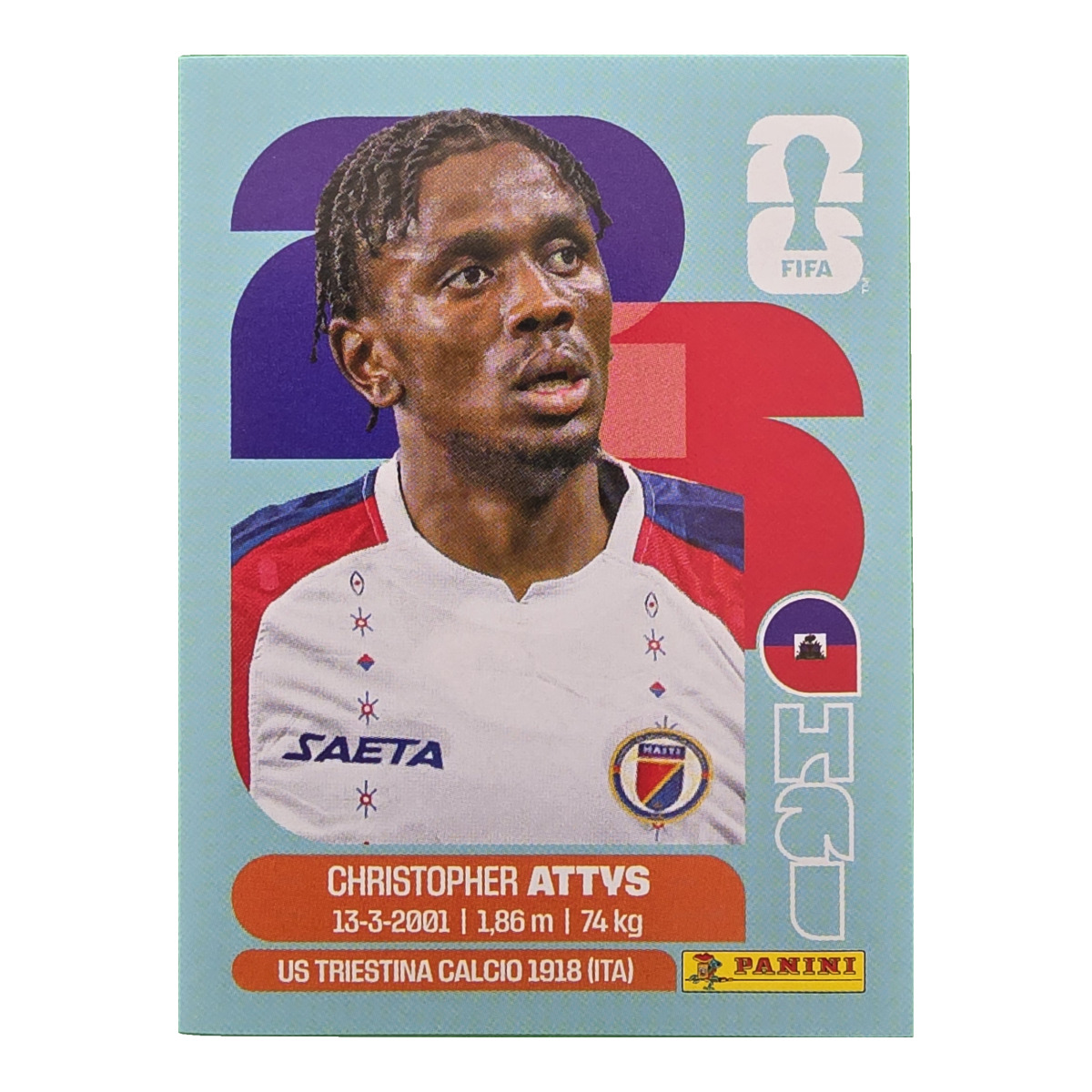 Christopher Attys - Haiti, FIFA WM 2026, Nr. HAI14