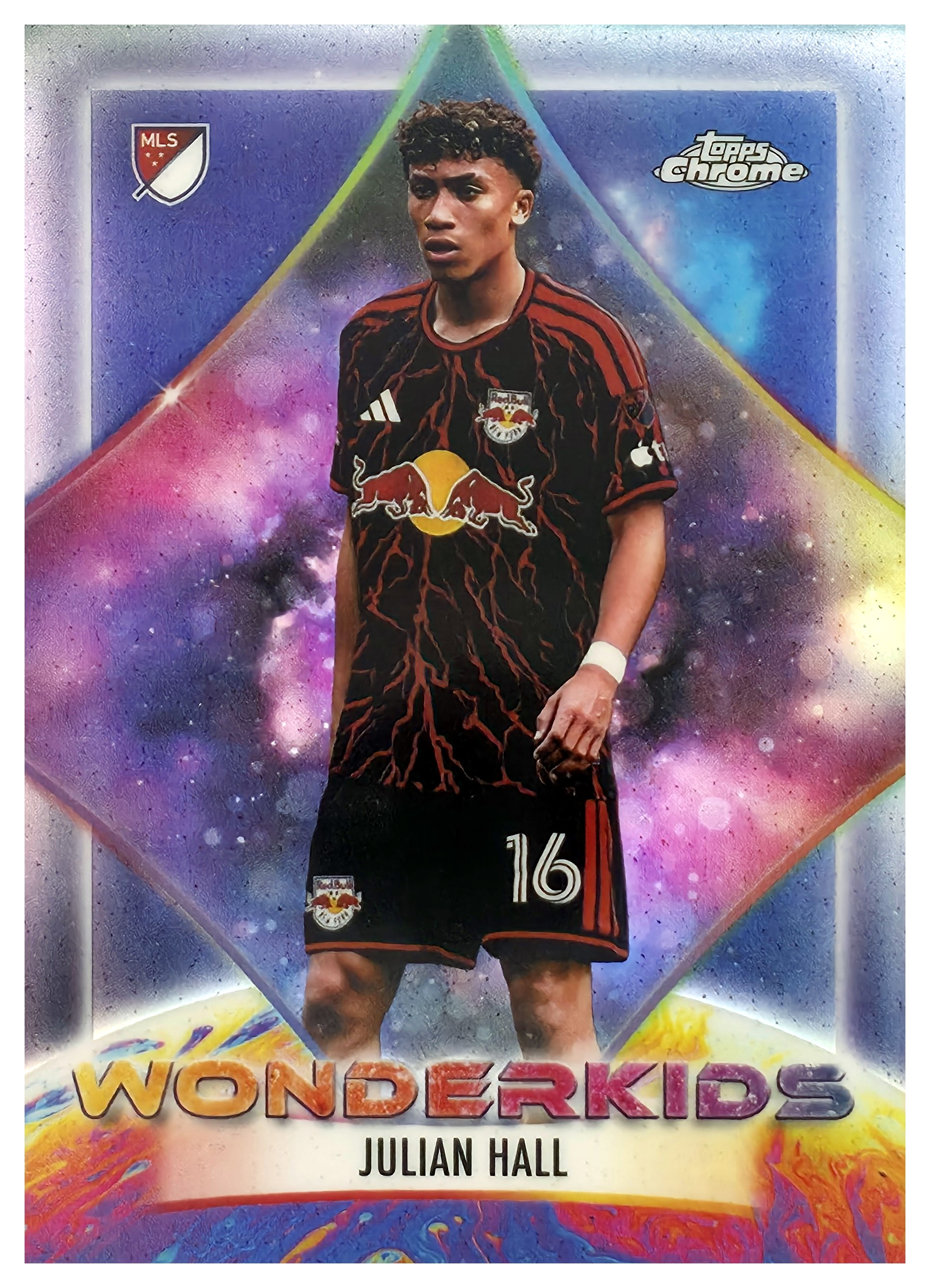 Julian Hall - Topps Chrome MLS Wonderkids 2026, Nr. WK-6 – Rookie Card, Insert (Art.-Nr. SG110717)