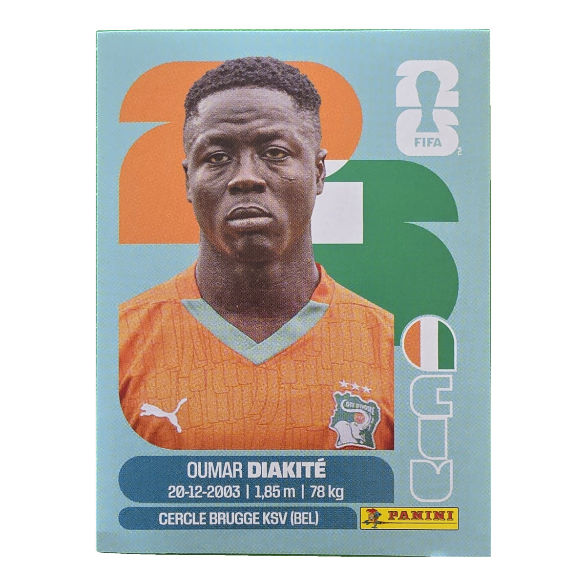 Oumar Diakite - Elfenbeinküste, FIFA WM 2026, Nr. CIV20