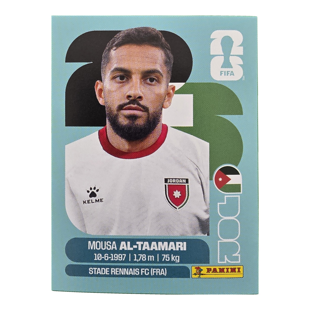 Musa Al-Taamari - Jordanien, FIFA WM 2026, Nr. JOR15