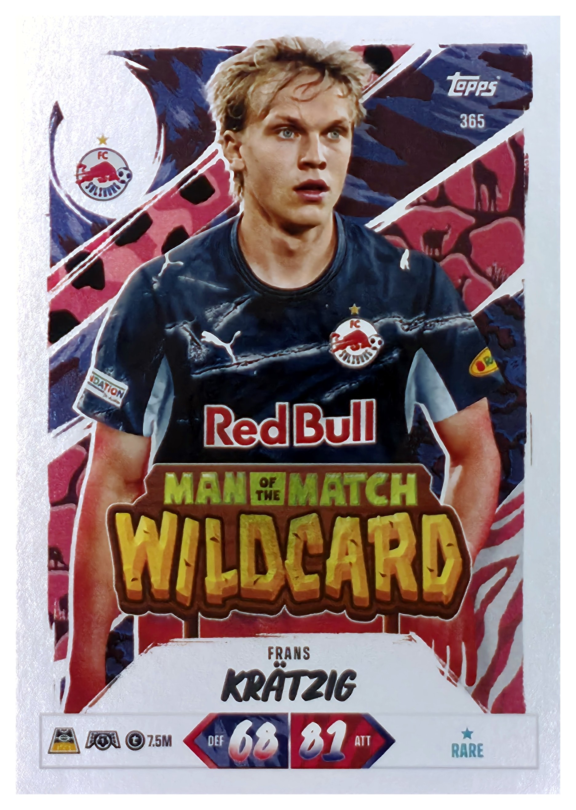 Frans Krätzig - Topps Match Attax UEFA Club Competitions Man of the Match Wildcard 2026-27, Nr. 365