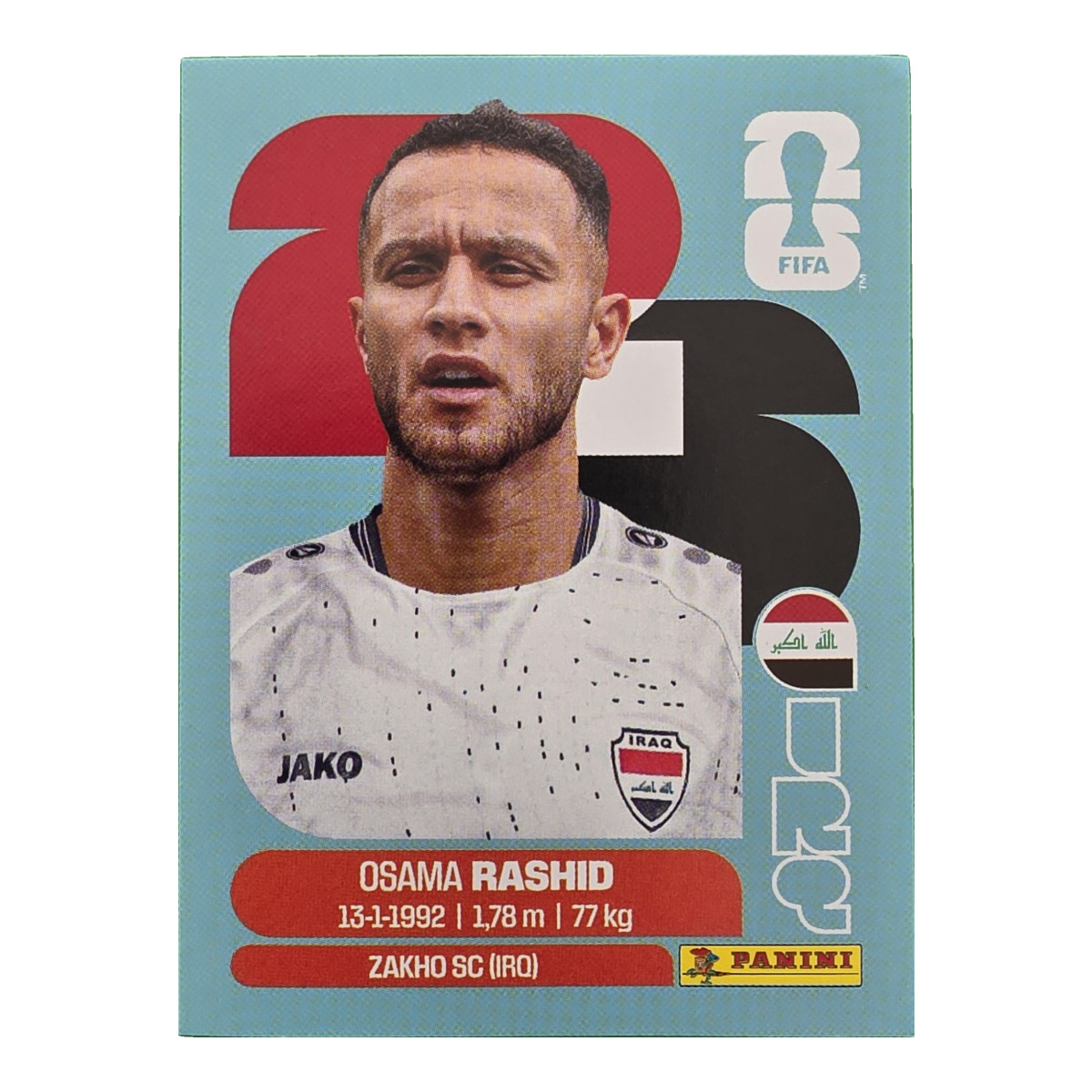 Osama Rashid - Irak, FIFA WM 2026, Nr. IRQ17