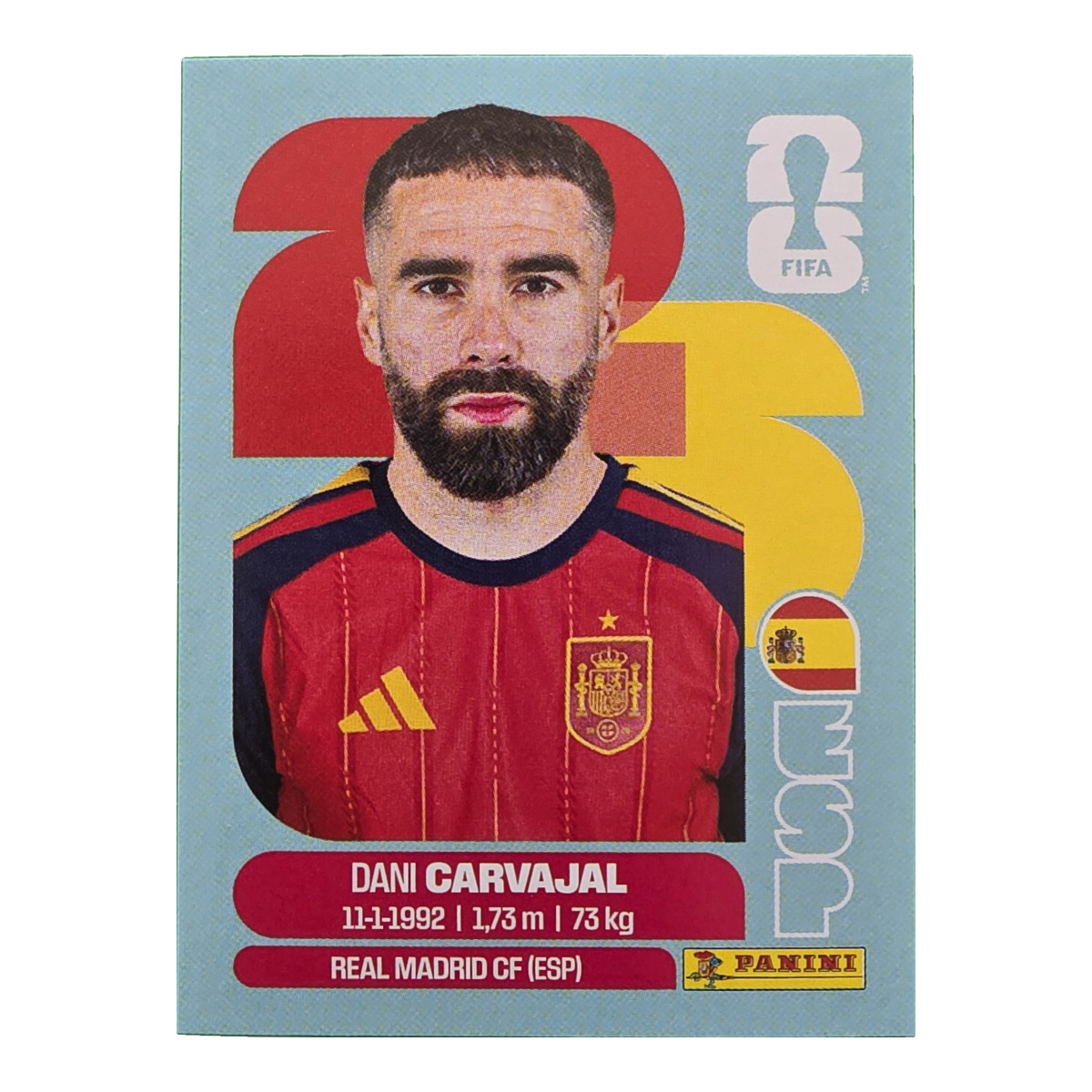 Dani Carvajal - Spanien, FIFA WM 2026, Nr. ESP7