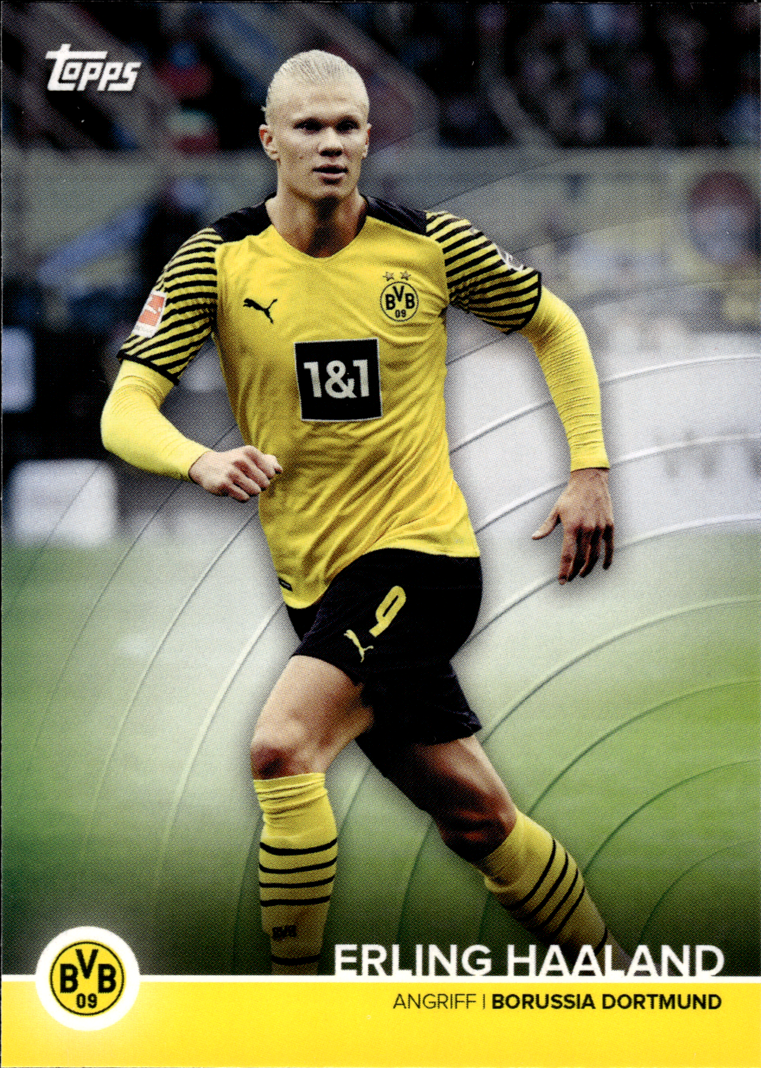 Erling Haaland - Topps Borussia Dortmund Team Set Base Set 2021-22, Nr. BVB-EH (Art.-Nr. SG106315)