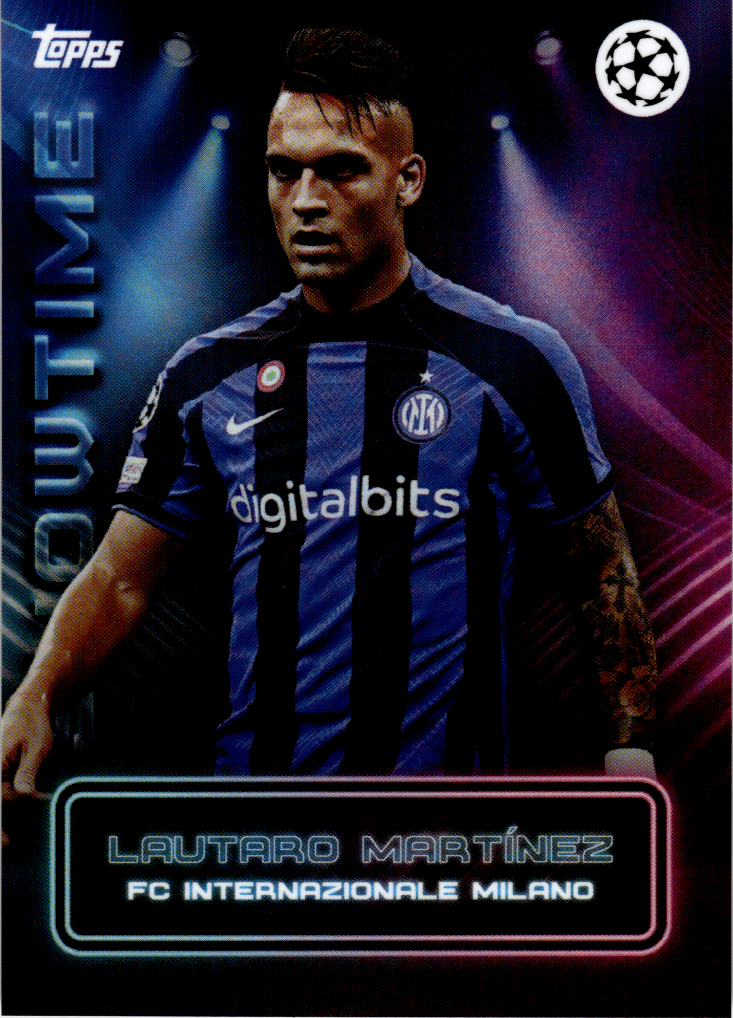 Lautaro Martínez - Topps UEFA Club Competitions Showtime 2023-24 (Art.-Nr. SG102942)