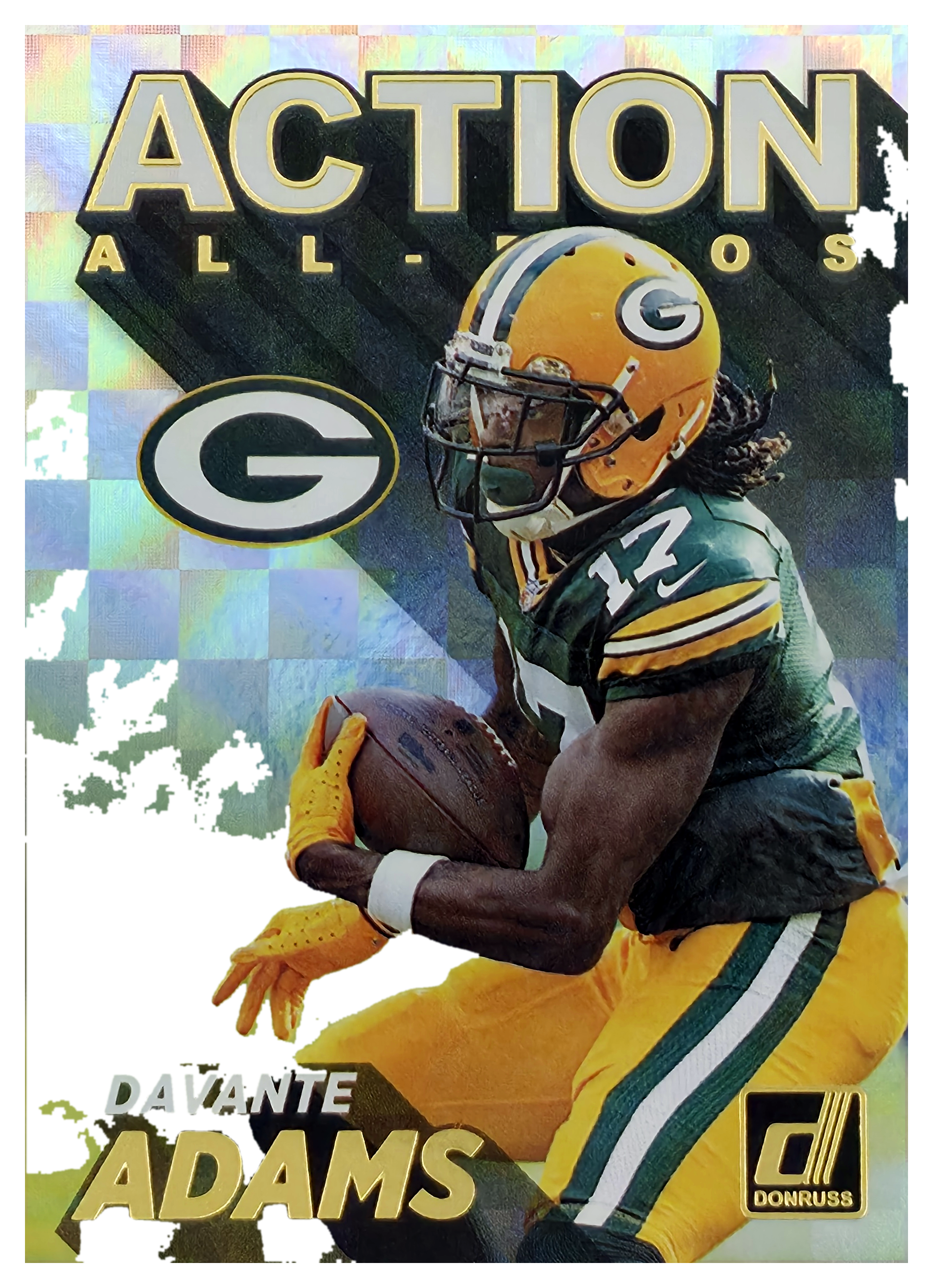 Davante Adams - Panini Donruss Action All-Pros 2021, Nr. AP5 – Insert (Art.-Nr. SG106645)