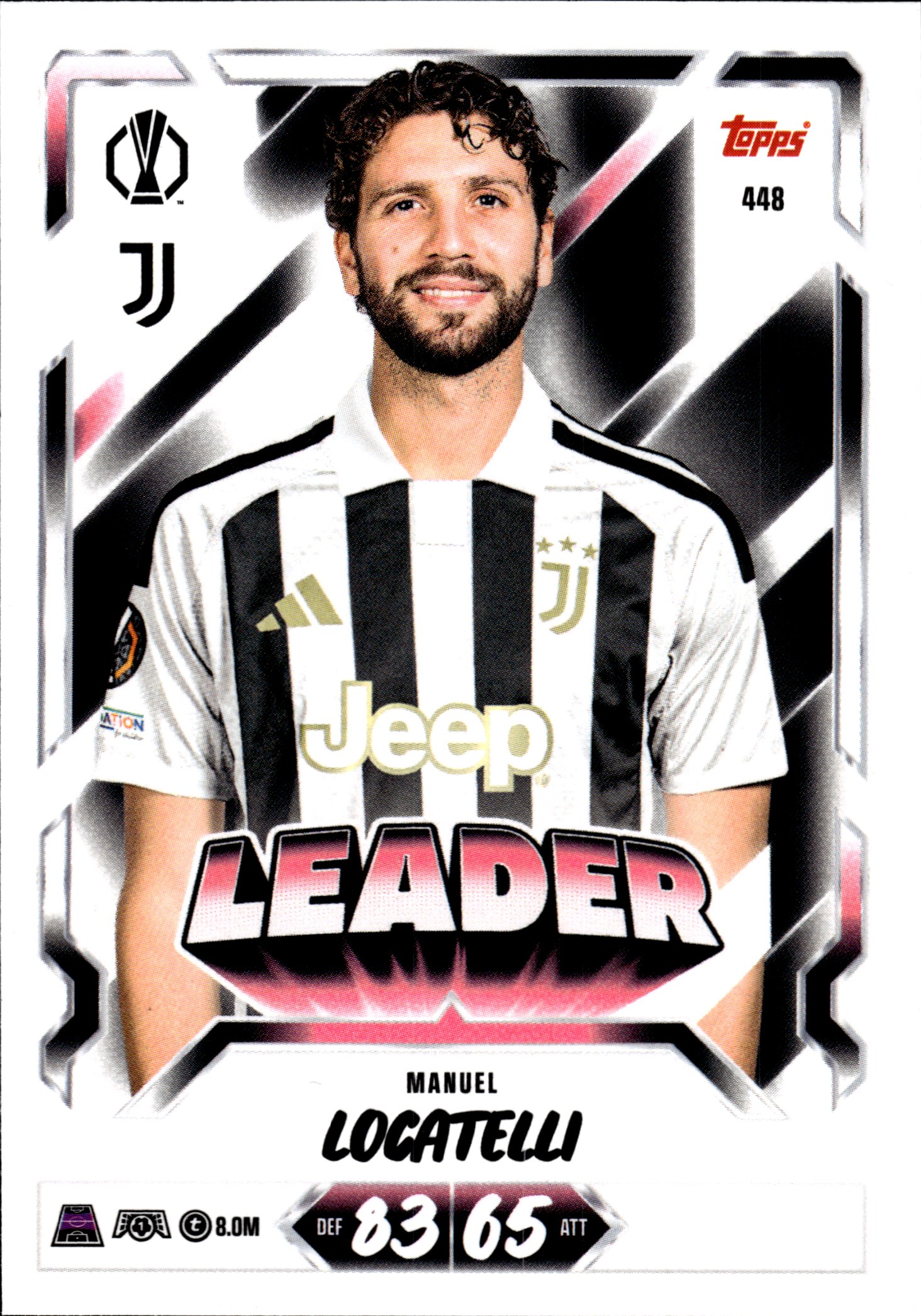 Manuel Locatelli - Topps Match Attax UEFA Club Competitions Leader 2026-27, Nr. 448 (Art.-Nr. SG107354)