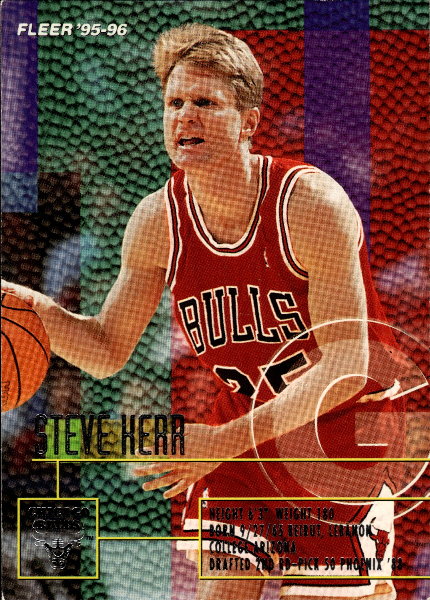 Steve Kerr - Fleer Base Set 1995-96, Nr. 23 (Art.-Nr. SG108558)