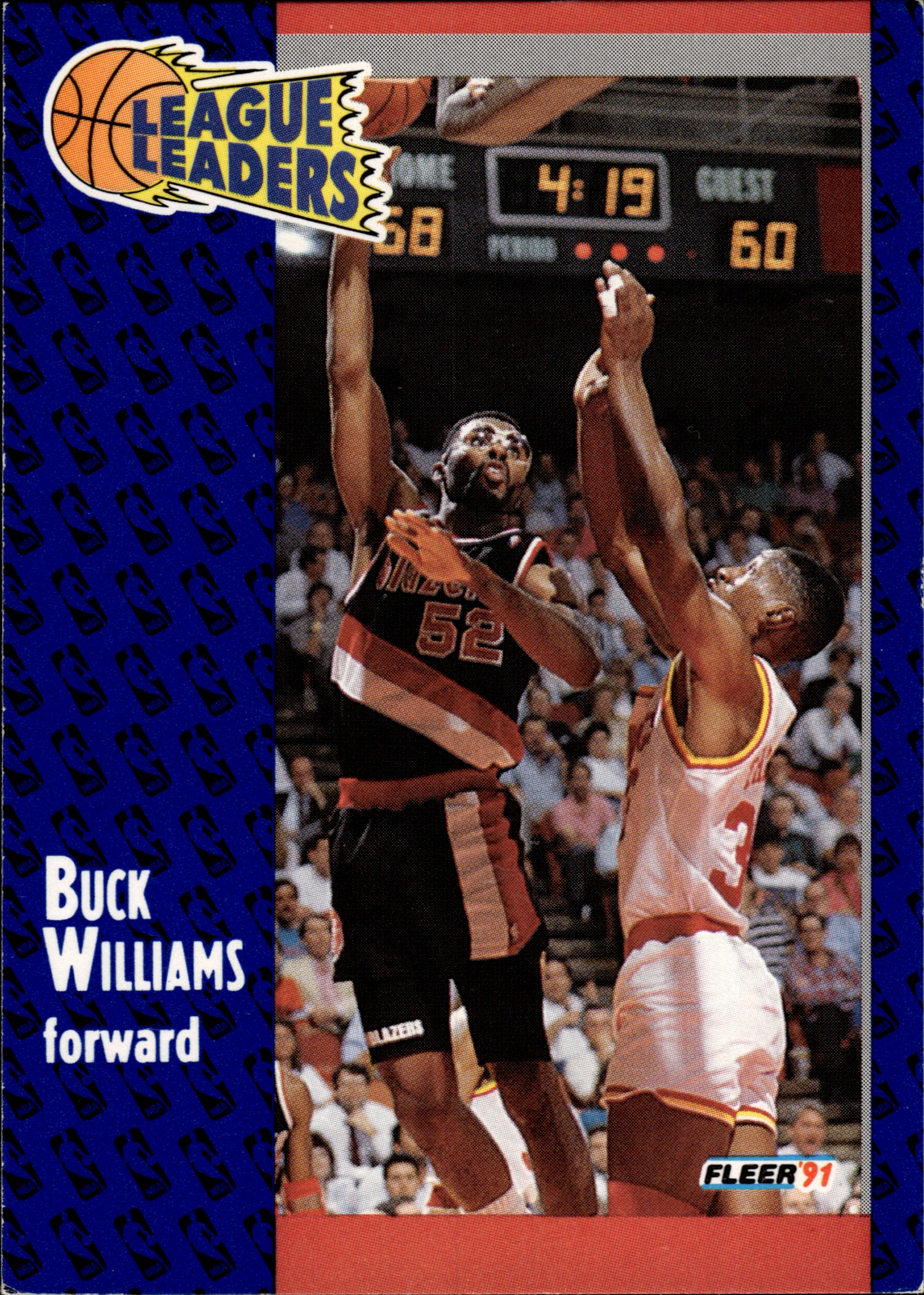 Buck Williams - Fleer League Leaders 1991-92, Nr. 224 (Art.-Nr. SG108494)