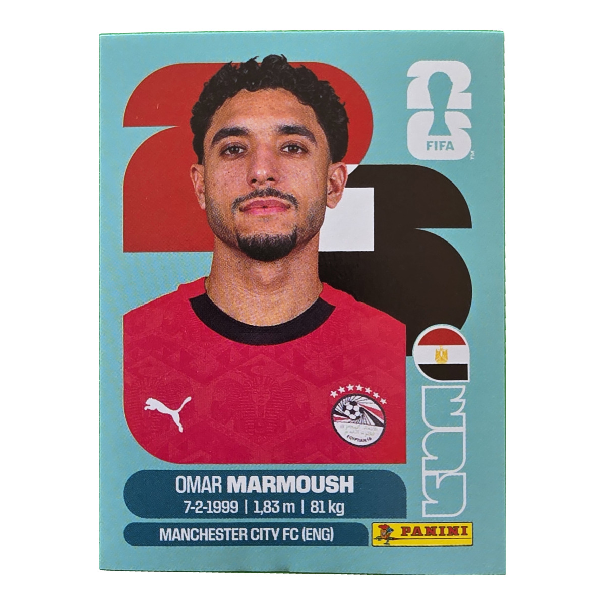 Omar Marmoush - Ägypten, FIFA WM 2026, Nr. EGY20