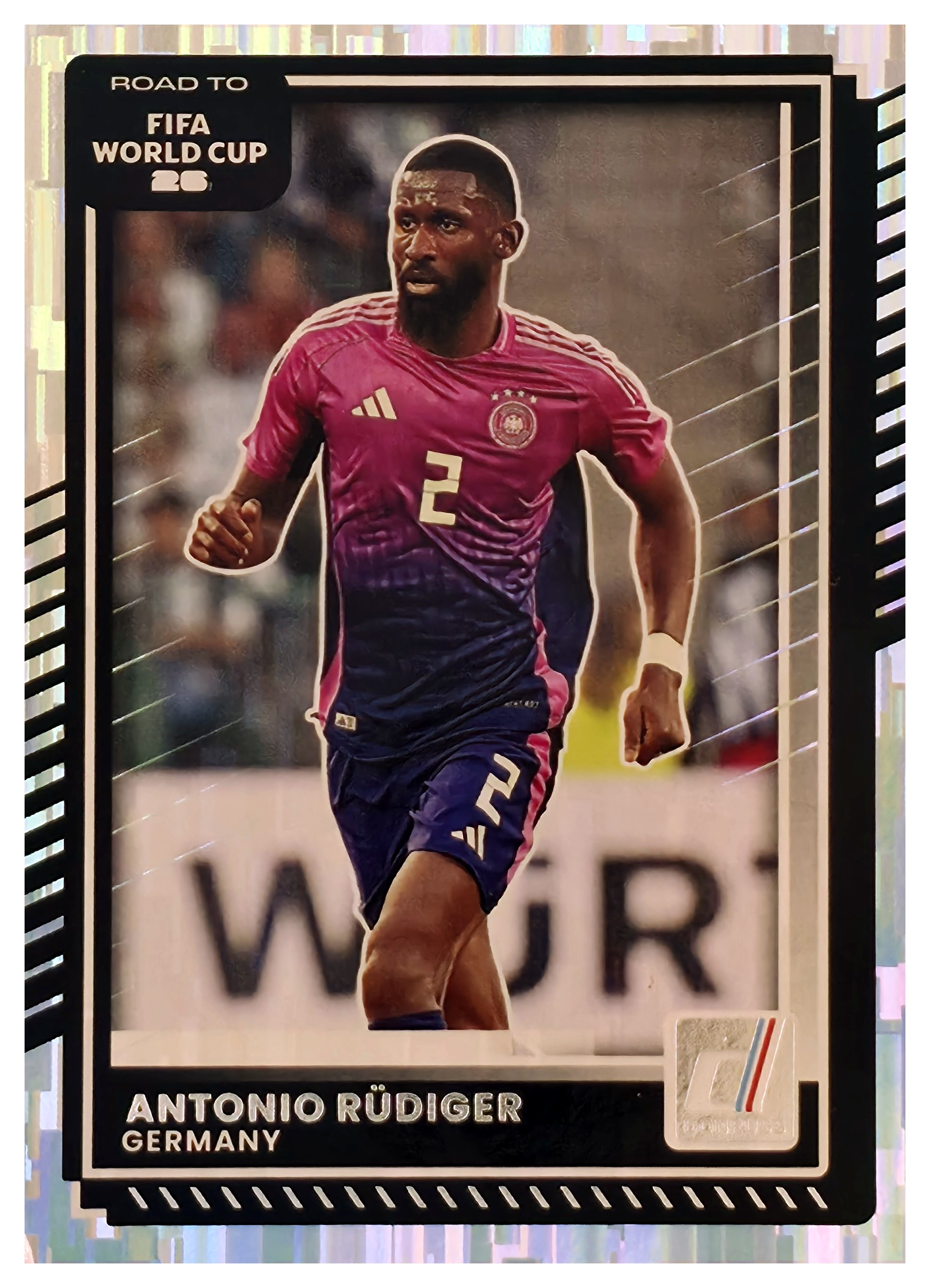 Antonio Rüdiger - Panini Donruss FIFA Road to World Cup Base Set 2025-26, Nr. 29 – Silver (Art.-Nr. SG109380)