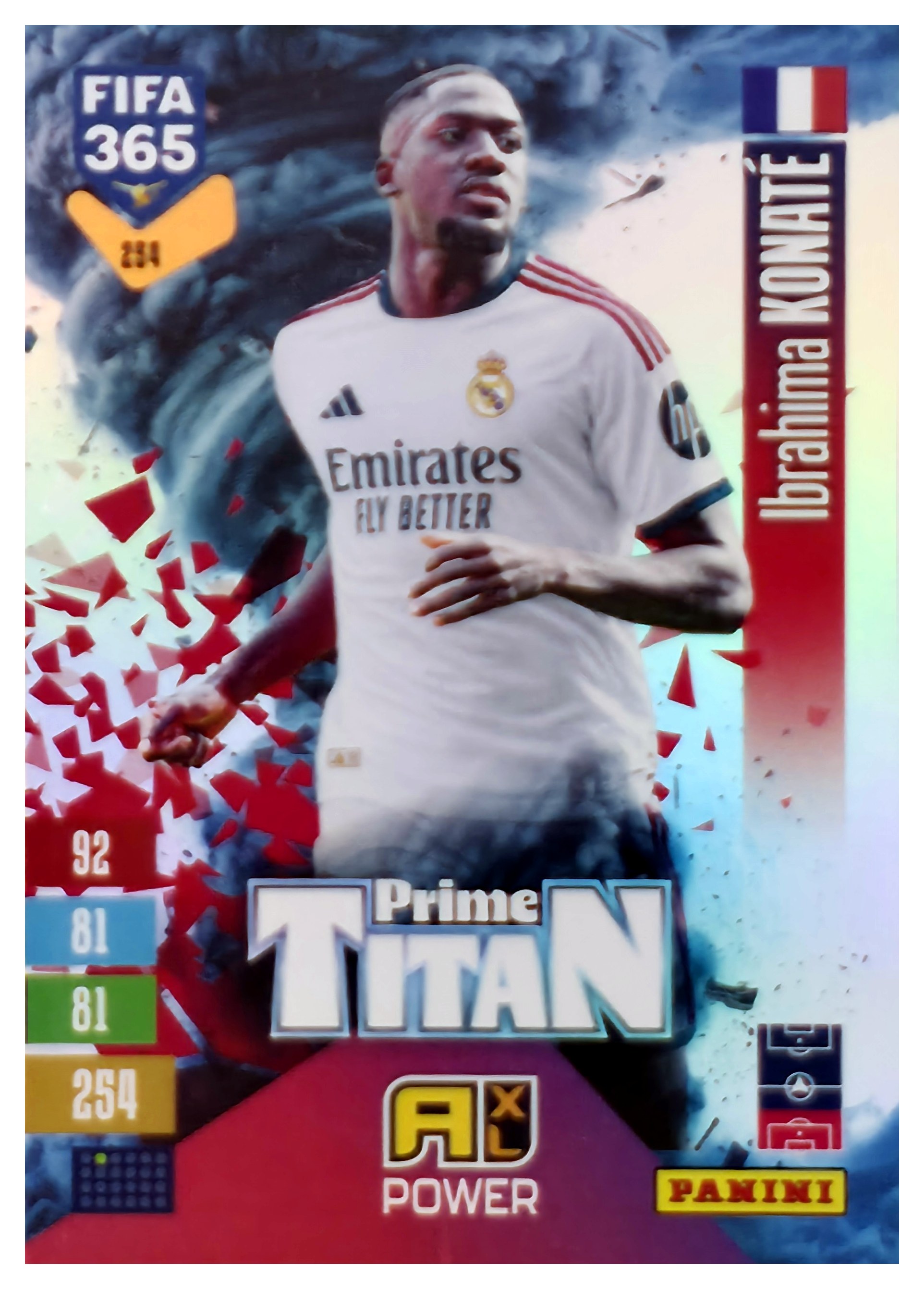 Ibrahima Konaté - Panini Adrenalyn XL FIFA 365 Prime Titan 2026-27, Nr. 254 – Insert