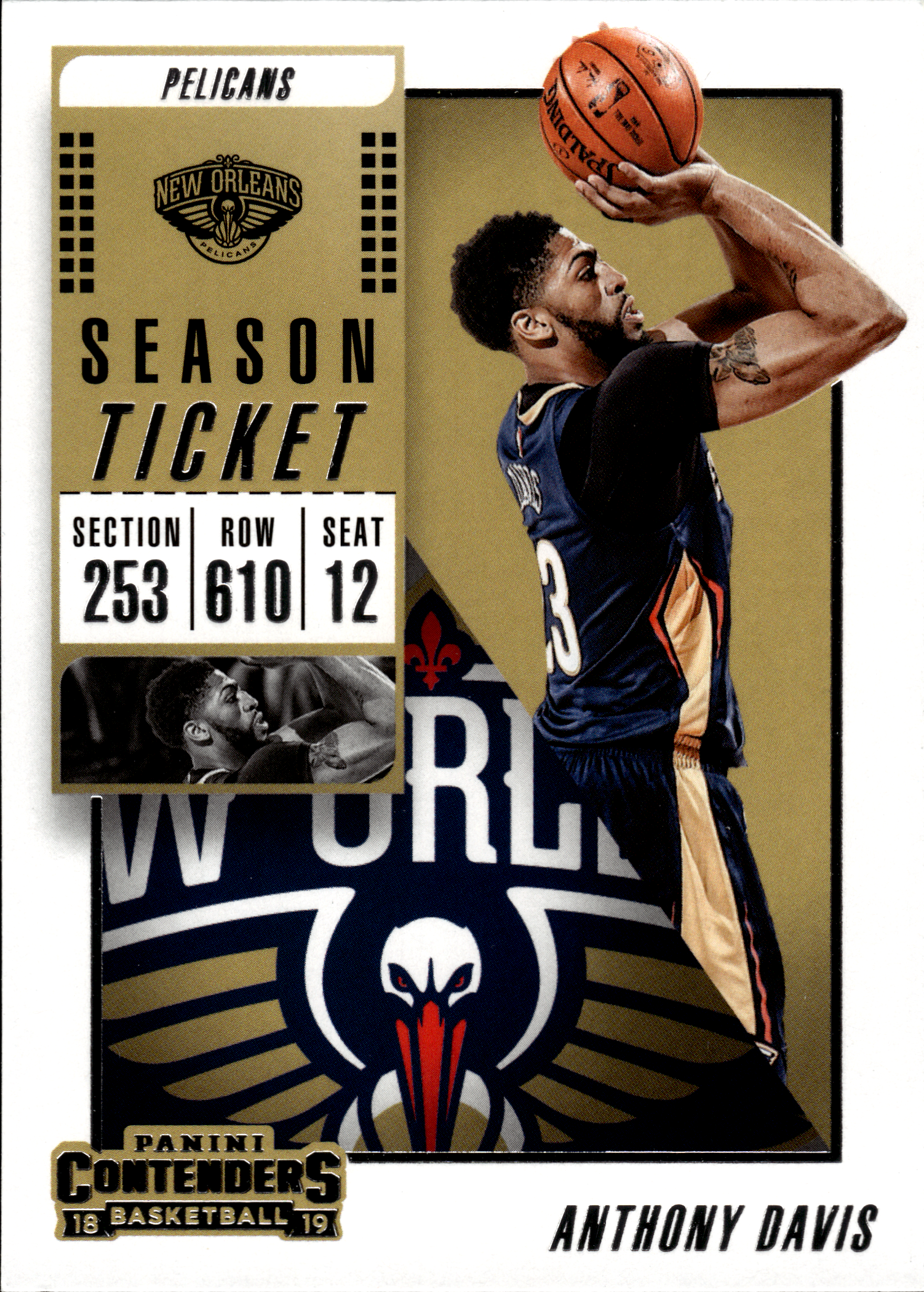 Anthony Davis - Panini Contenders Season Ticket 2018-19, Nr. 81 (Art.-Nr. SG103787)