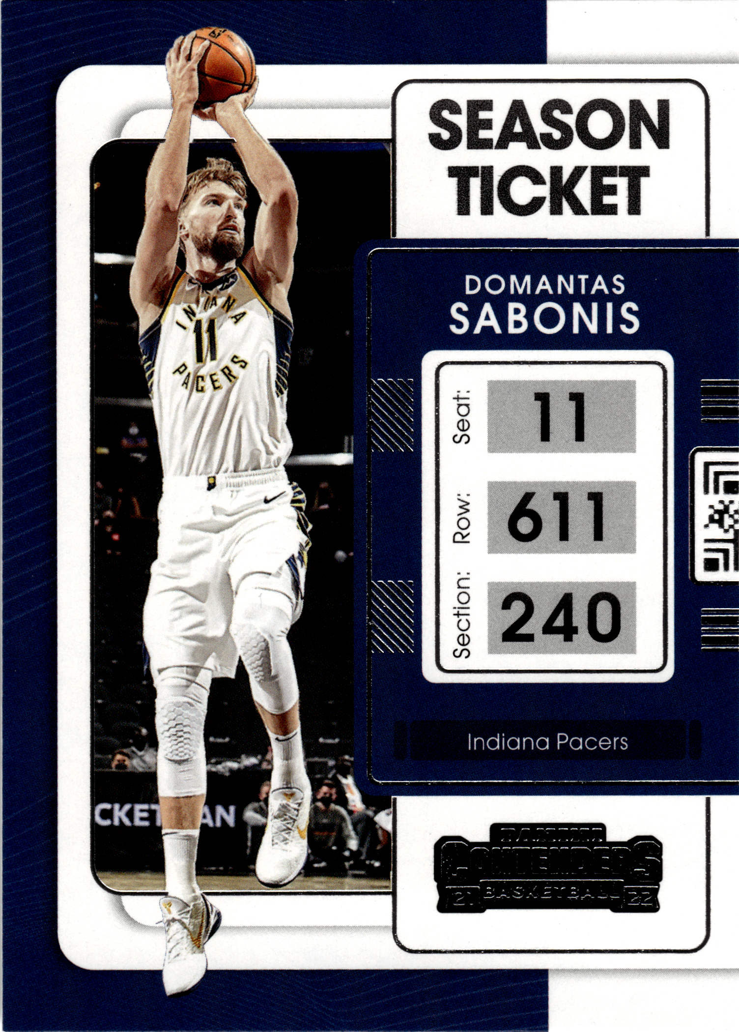 Domantas Sabonis - Panini Contenders Season Ticket 2021-22, Nr. 2 (Art.-Nr. SG103699)