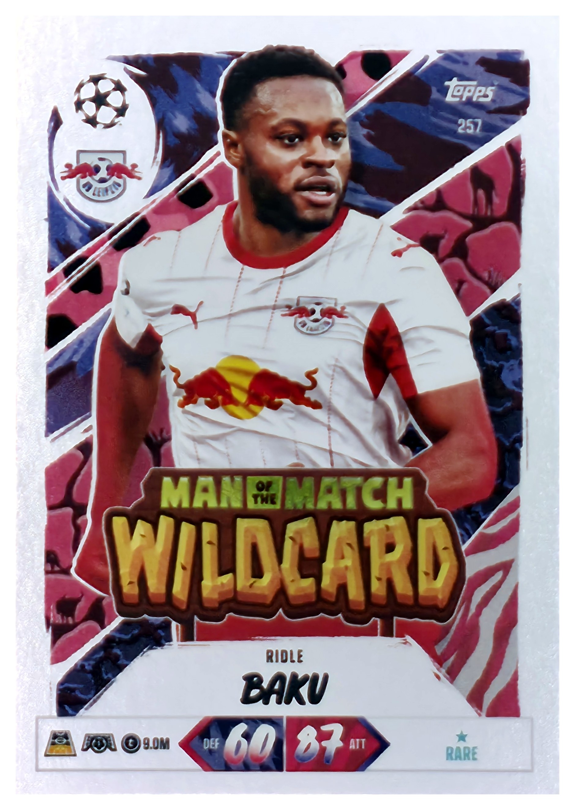 Ridle Baku - Topps Match Attax UEFA Club Competitions Man of the Match Wildcard 2026-27, Nr. 257 (Art.-Nr. SG107486)