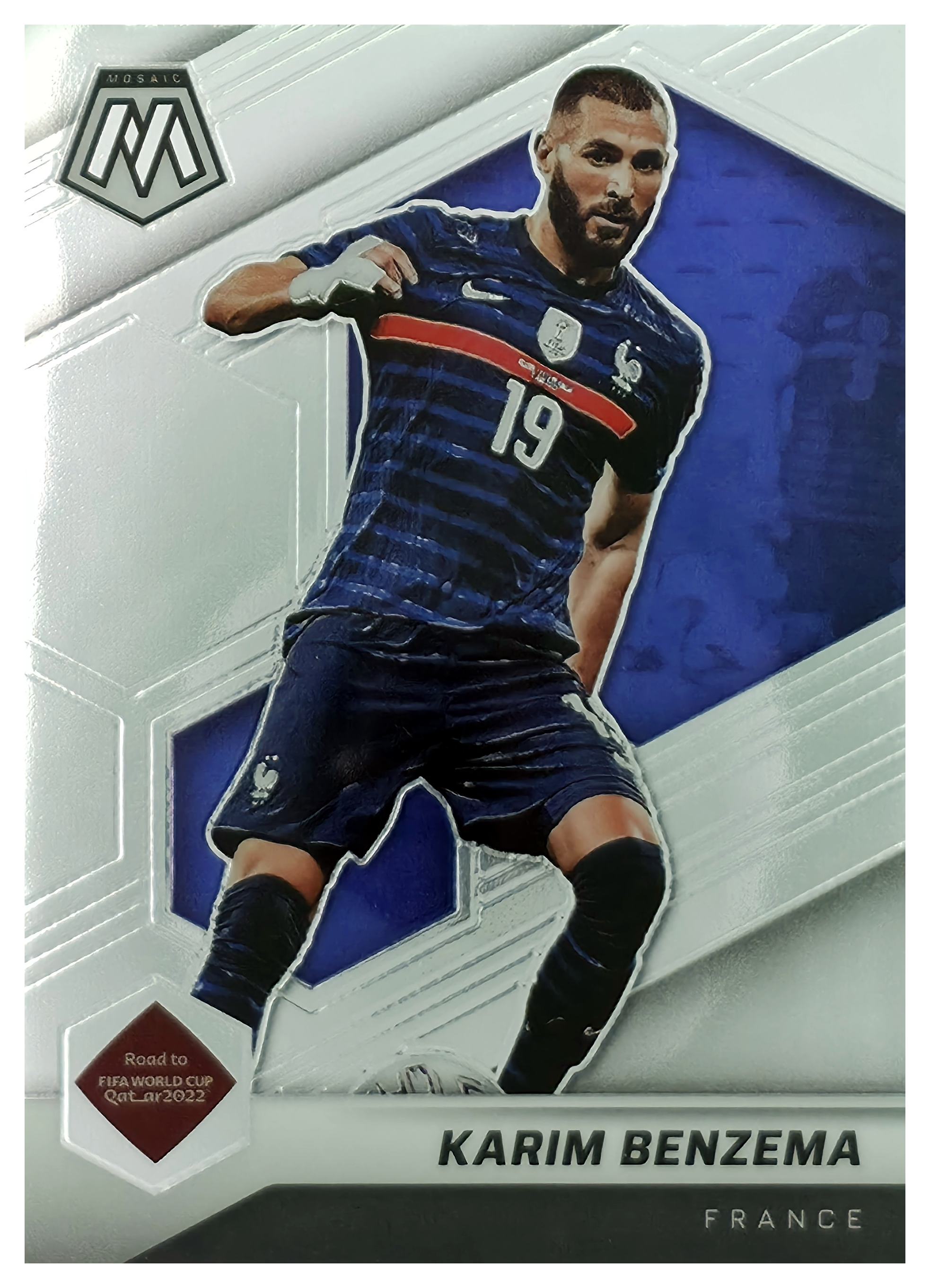 Karim Benzema - Panini Mosaic FIFA Road to World Cup Base Set 2021-22, Nr. 2 (Art.-Nr. SG105997)