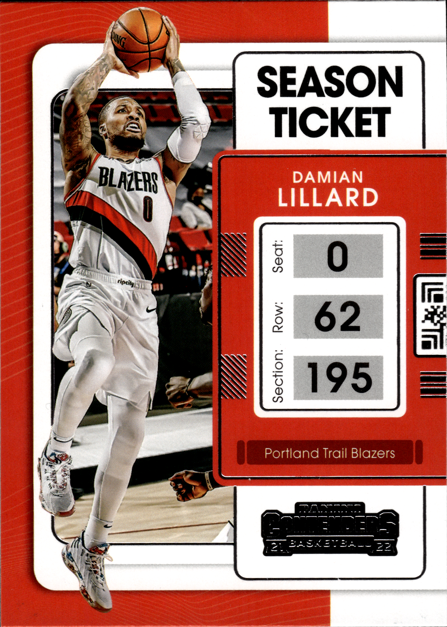 Damian Lillard - Panini Contenders Season Ticket 2021-22, Nr. 29 (Art.-Nr. SG103631)