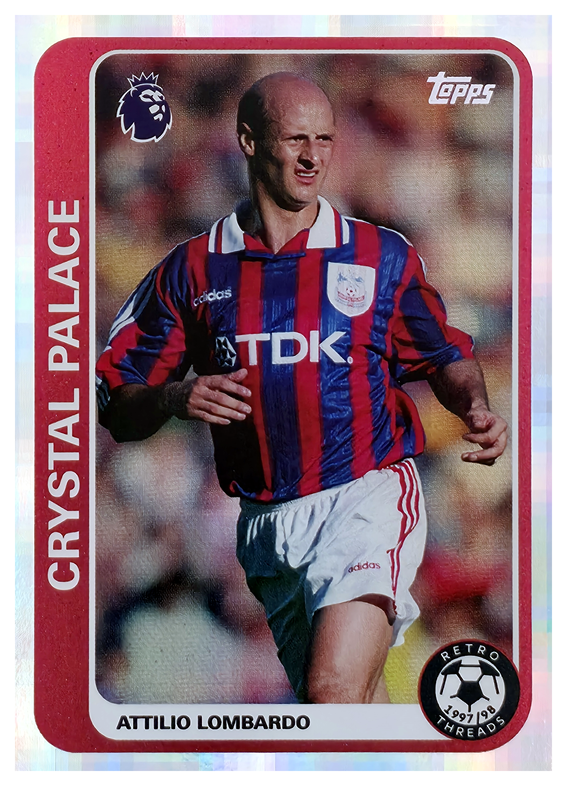 Attilio Lombardo - Topps Flagship Premier League Retro Threads 2026-27, Nr. RT 10 – Insert (Art.-Nr. SG104832)