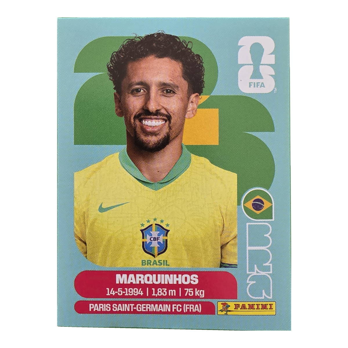 Marquinhos - Brasilien, FIFA WM 2026, Nr. BRA4