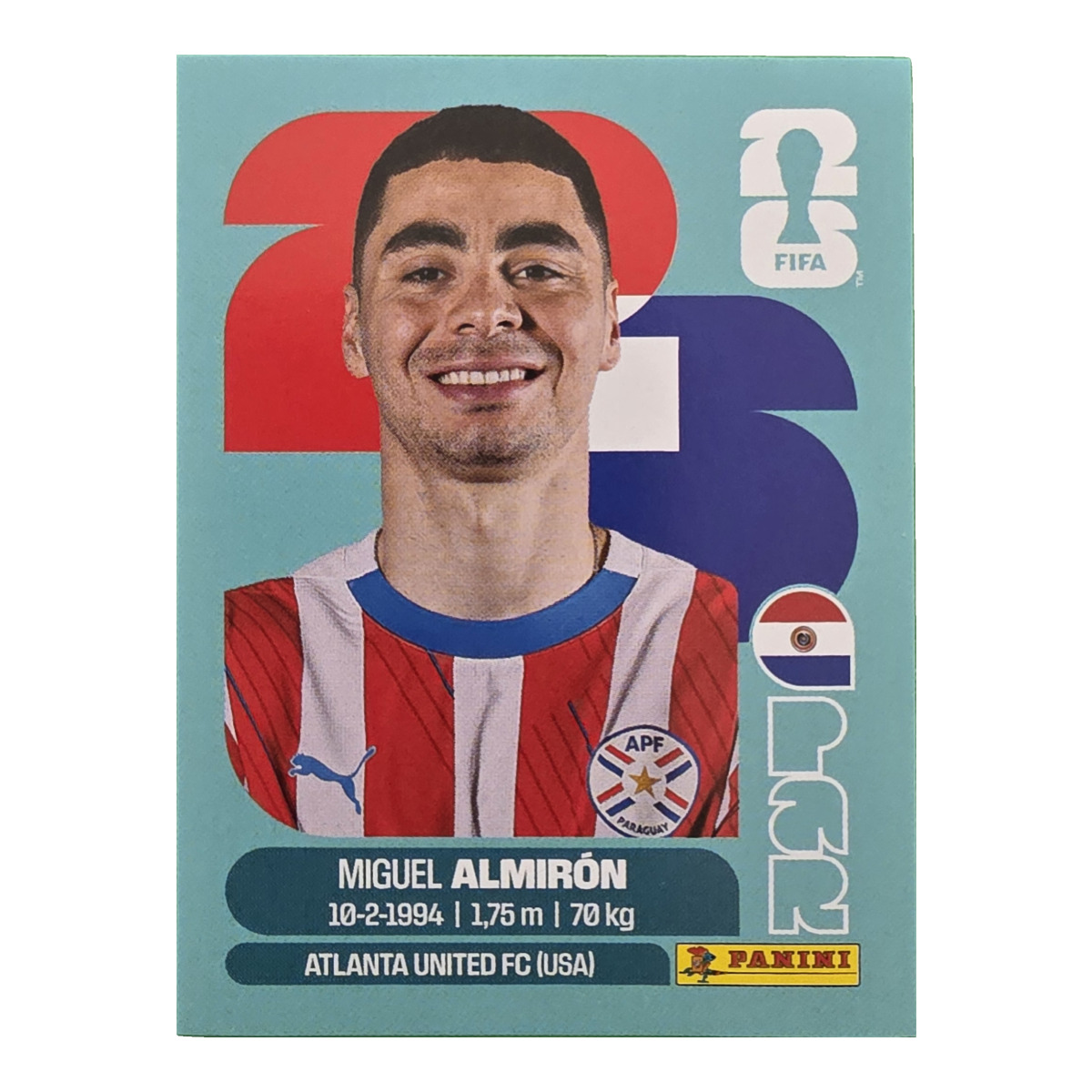 Miguel Almirón - Paraguay, FIFA WM 2026, Nr. PAR17