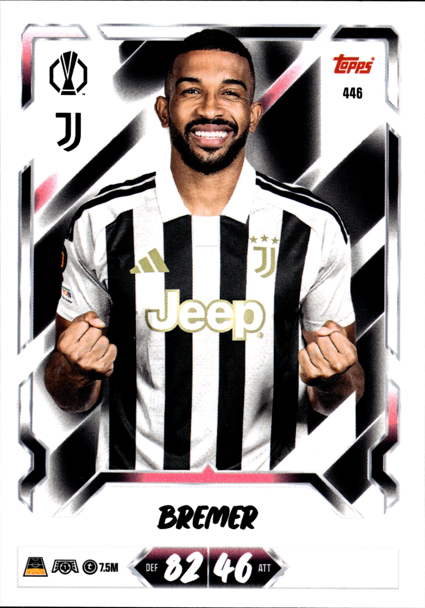 Bremer - Topps Match Attax UEFA Club Competitions Base Set 2026-27, Nr. 446 (Art.-Nr. SG107287)