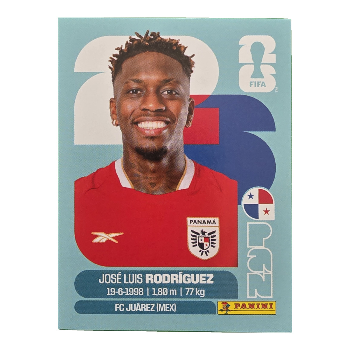 Jose Luiz Rodriguez - Panama, FIFA WM 2026, Nr. PAN19
