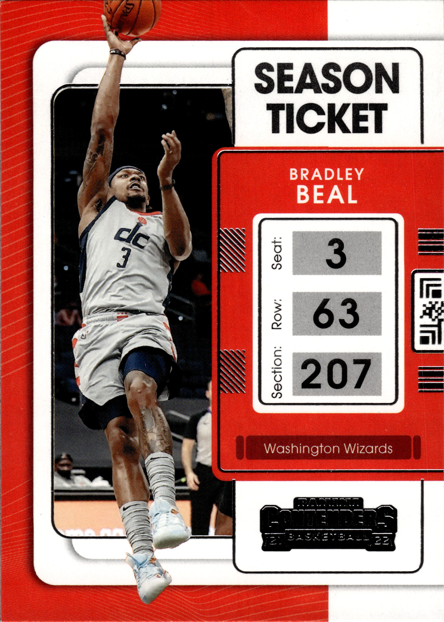 Bradley Beal - Panini Contenders Season Ticket 2021-22, Nr. 71 (Art.-Nr. SG103638)