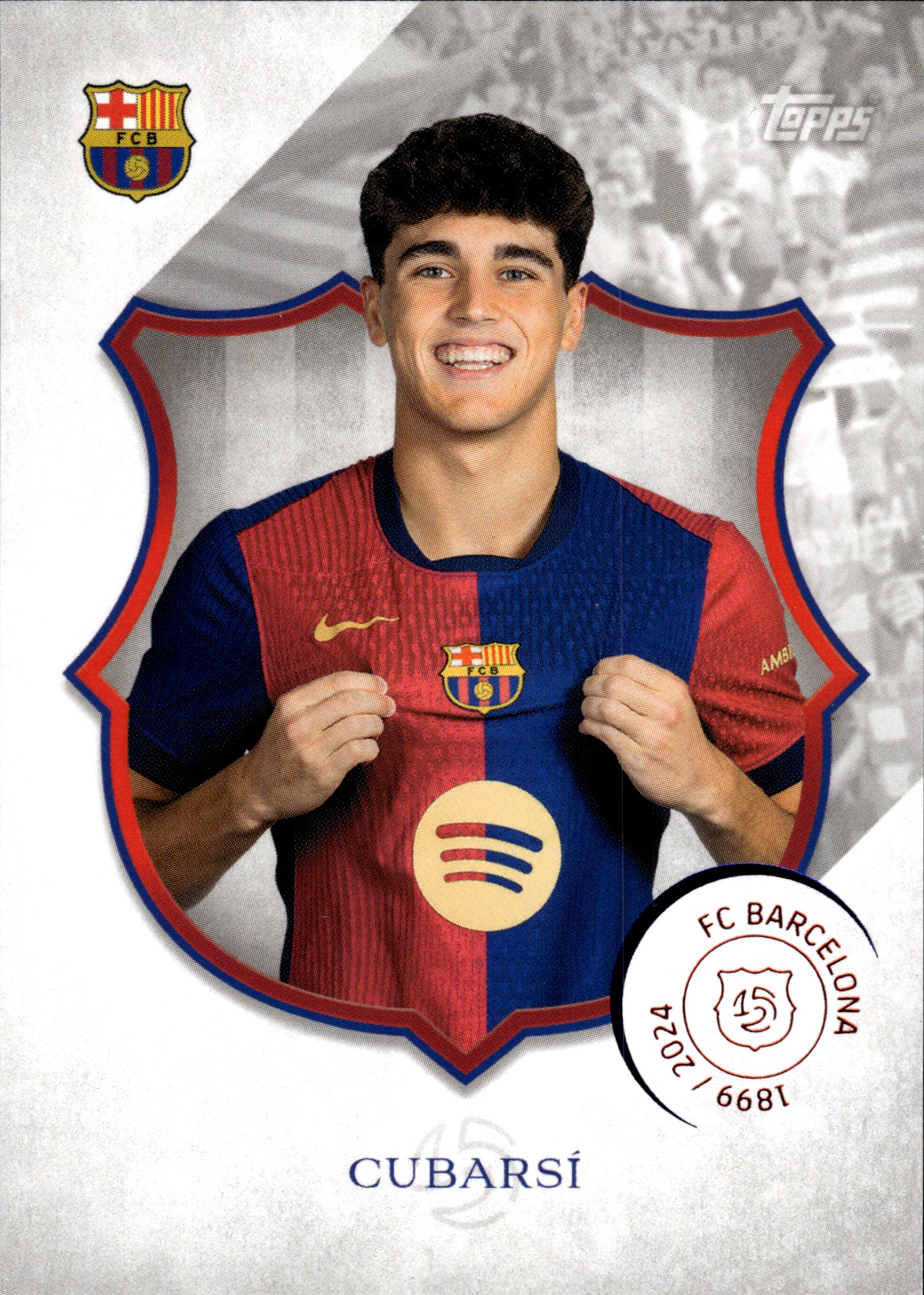 Pau Cubarsí - Topps FC Barcelona 125 Years Anniversary 125 Legacy 2024-25, Nr. 5 (Art.-Nr. SG107992)