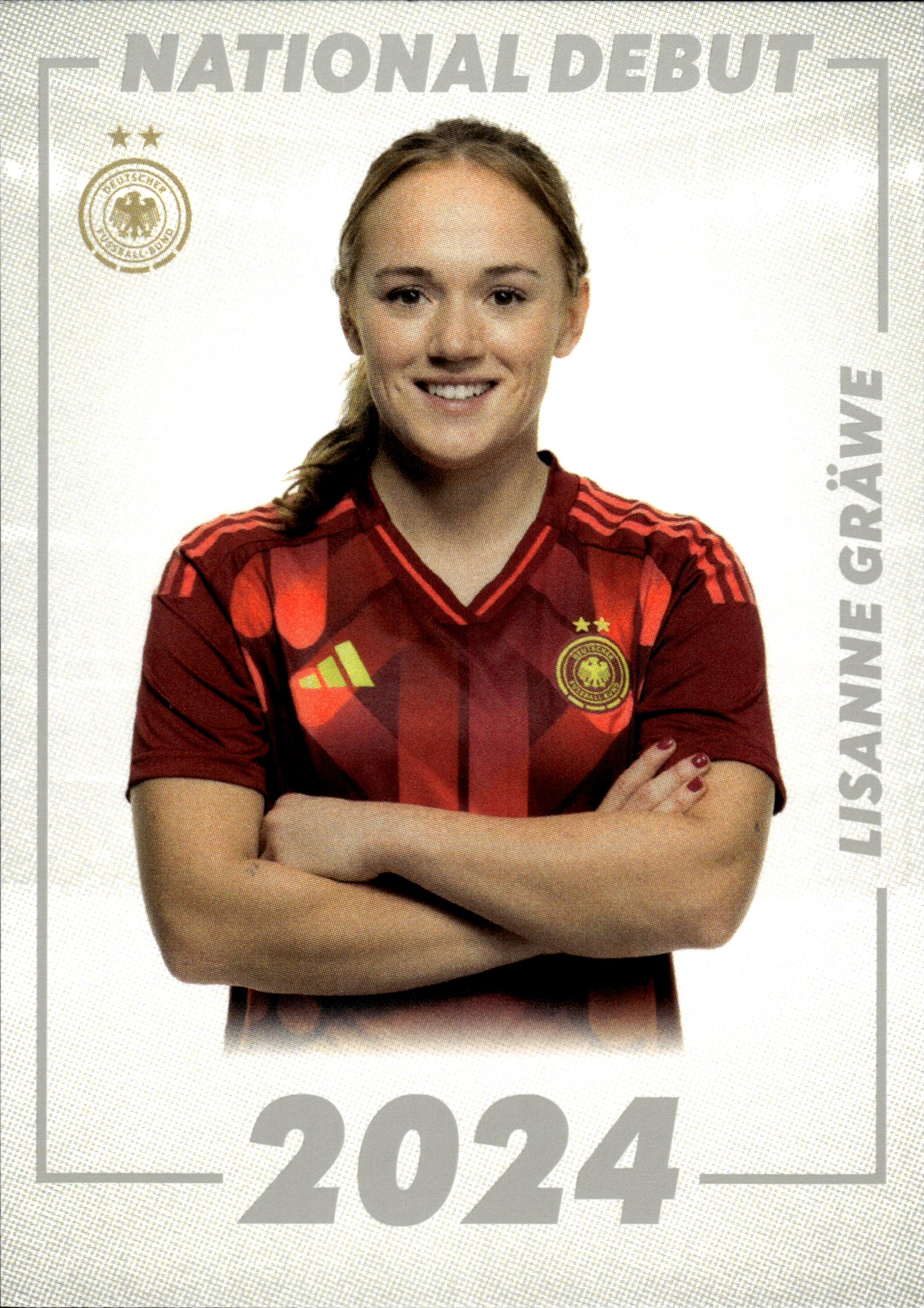 Lisanne Gräwe - Panini DFB-Frauen Team-Set National Debut 2025, Nr. DEB-10 – Insert (Art.-Nr. SG109840)