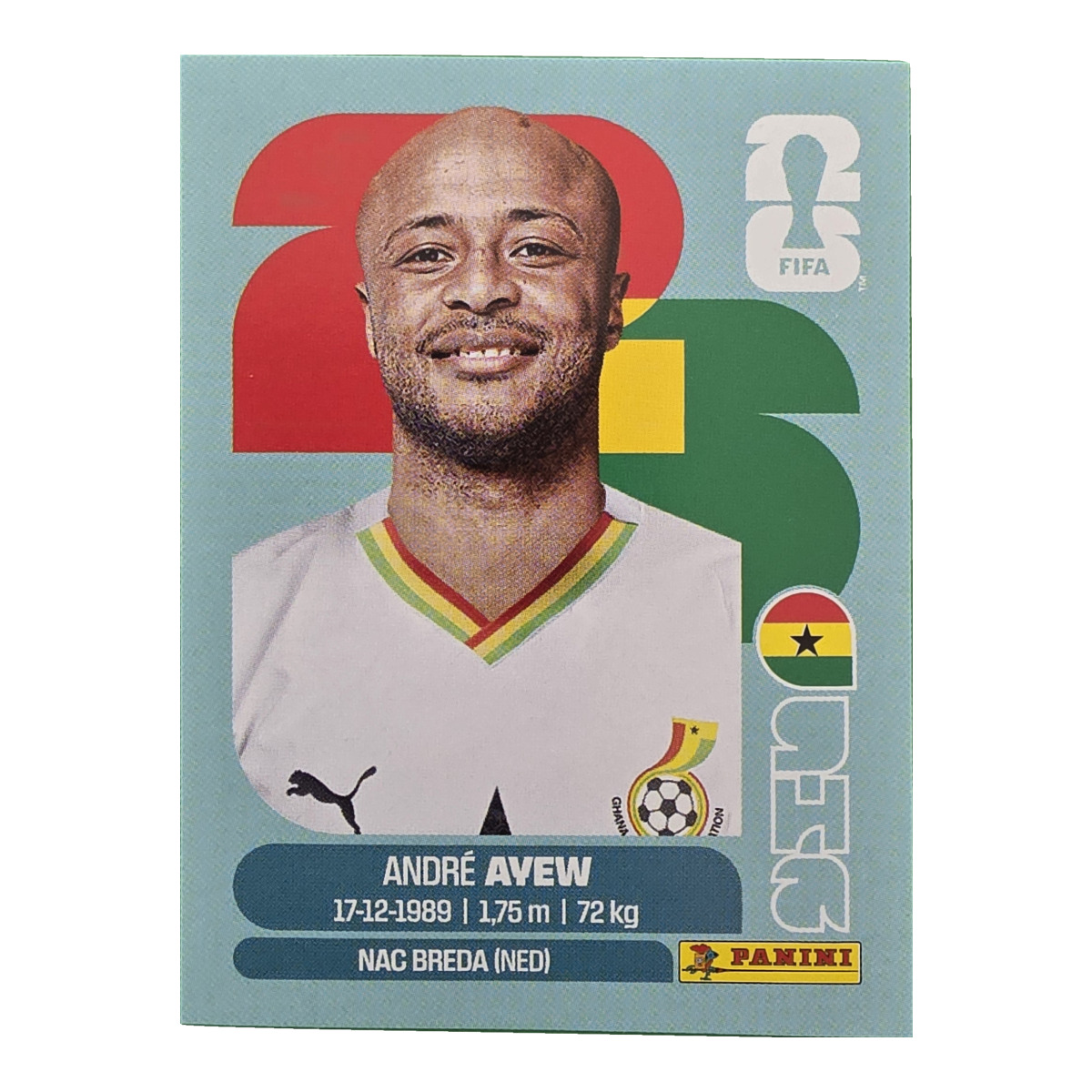 Andrew Ayew - Ghana, FIFA WM 2026, Nr. GHA17