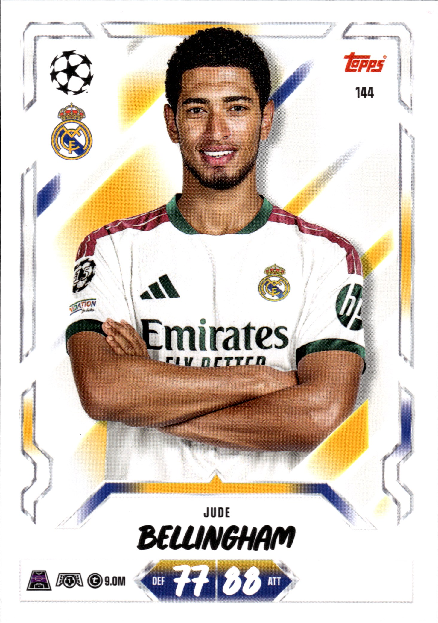 Jude Bellingham - Topps Match Attax UEFA Club Competitions Base Set 2026-27, Nr. 144 (Art.-Nr. SG107116)