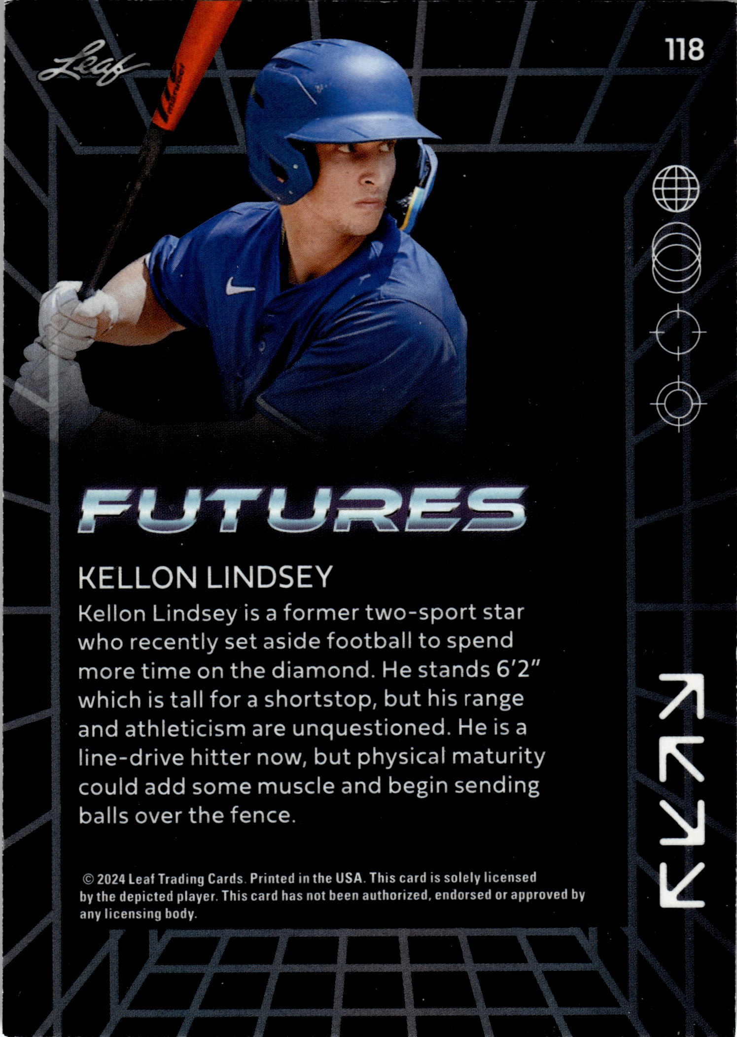 Kellon Lindsey - Leaf Futures 2024, Nr. 118