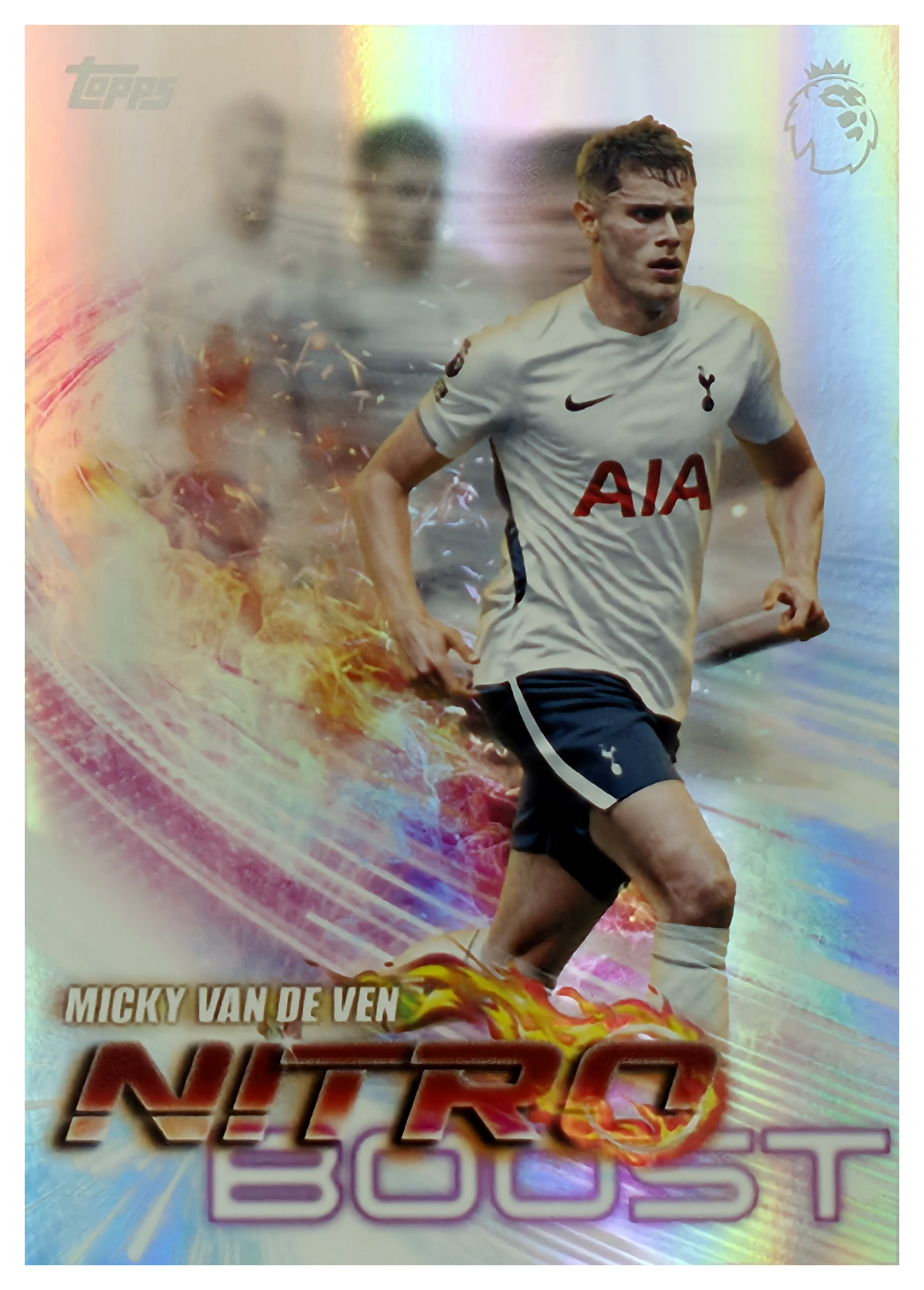 Micky van de Ven - Topps Flagship Premier League Nitro Boost 2026-27, Nr. NB 22 – Insert (Art.-Nr. SG105128)